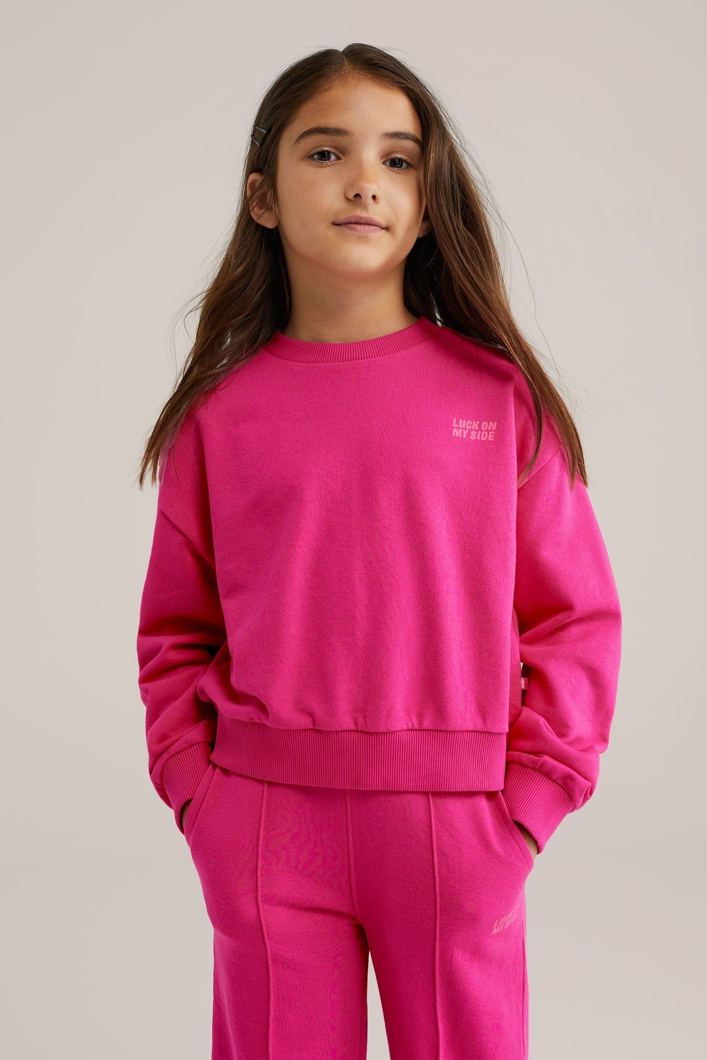 SWEATER BRIGHT PINK 2