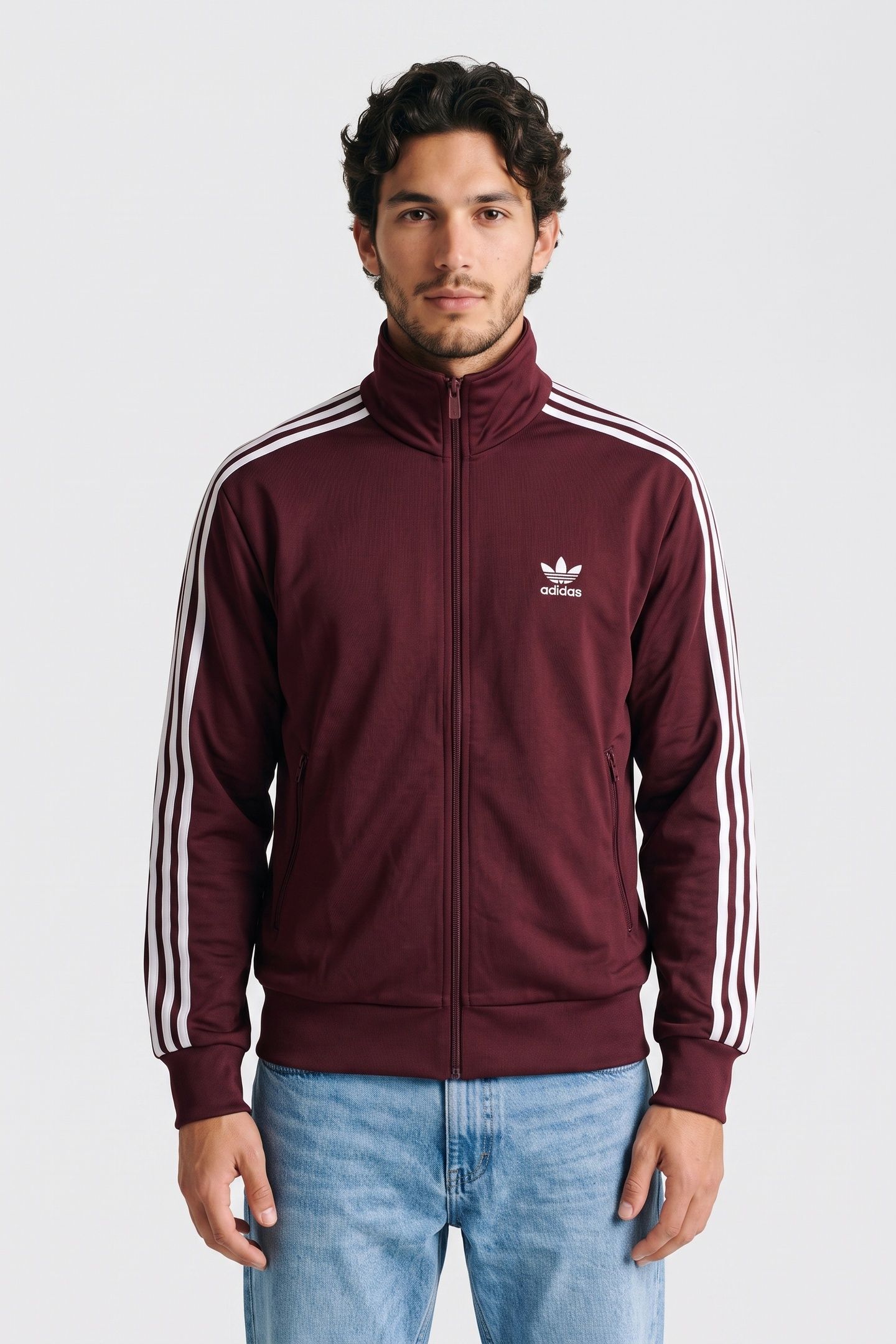 UNISEX ORIGINALS FIREBIRD ADICOLOR TRACKTOP MAROON 2