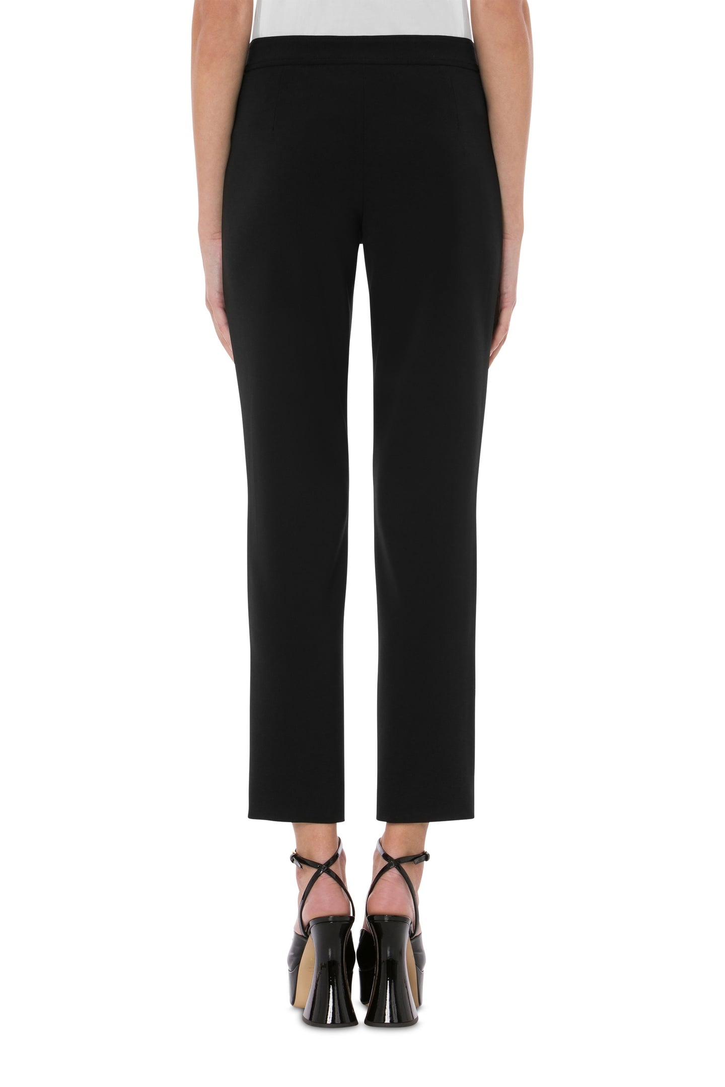 DOUBLE SMILEY® CRÊPE TROUSERS BLACK 2