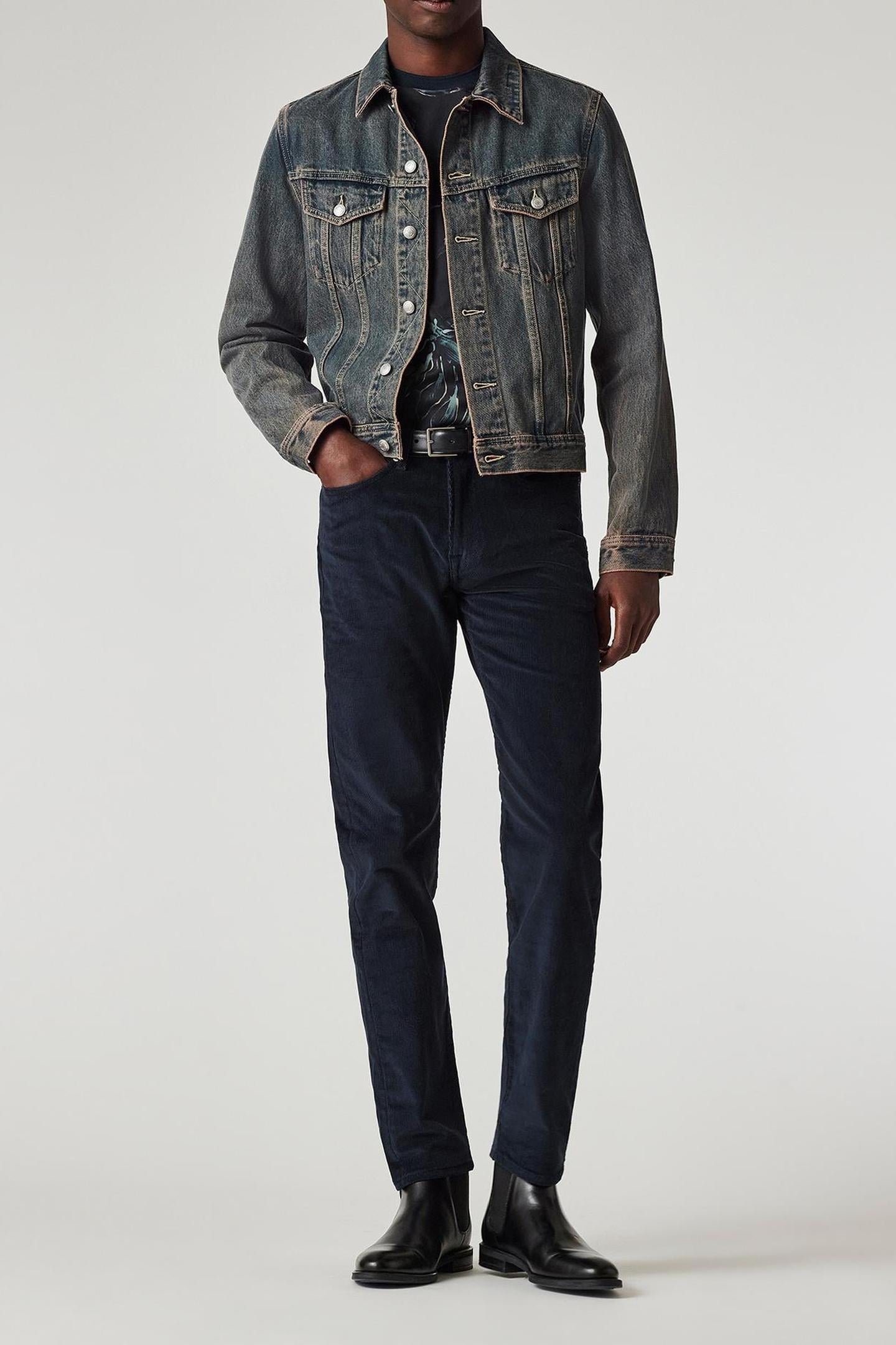 MENS TAPERED FIT JEAN VERY DARK NAVY 3