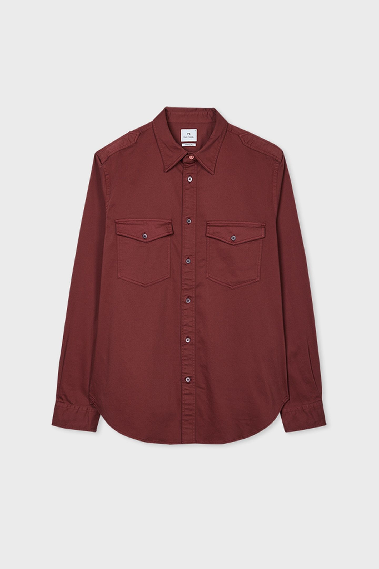 MENS LS CASUAL FIT SHIRT BLOOD 3