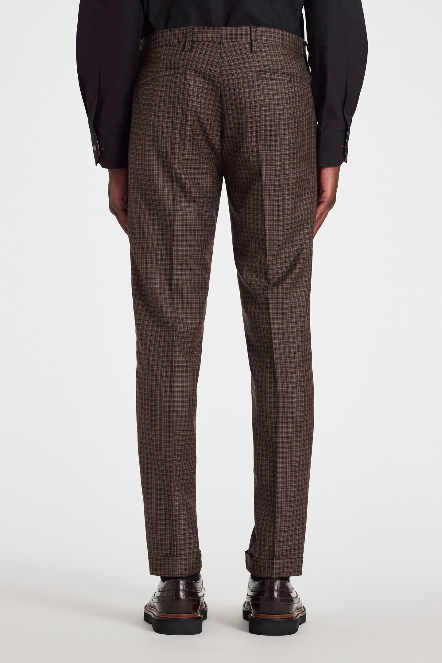 MENS TROUSER DARK BROWN 2