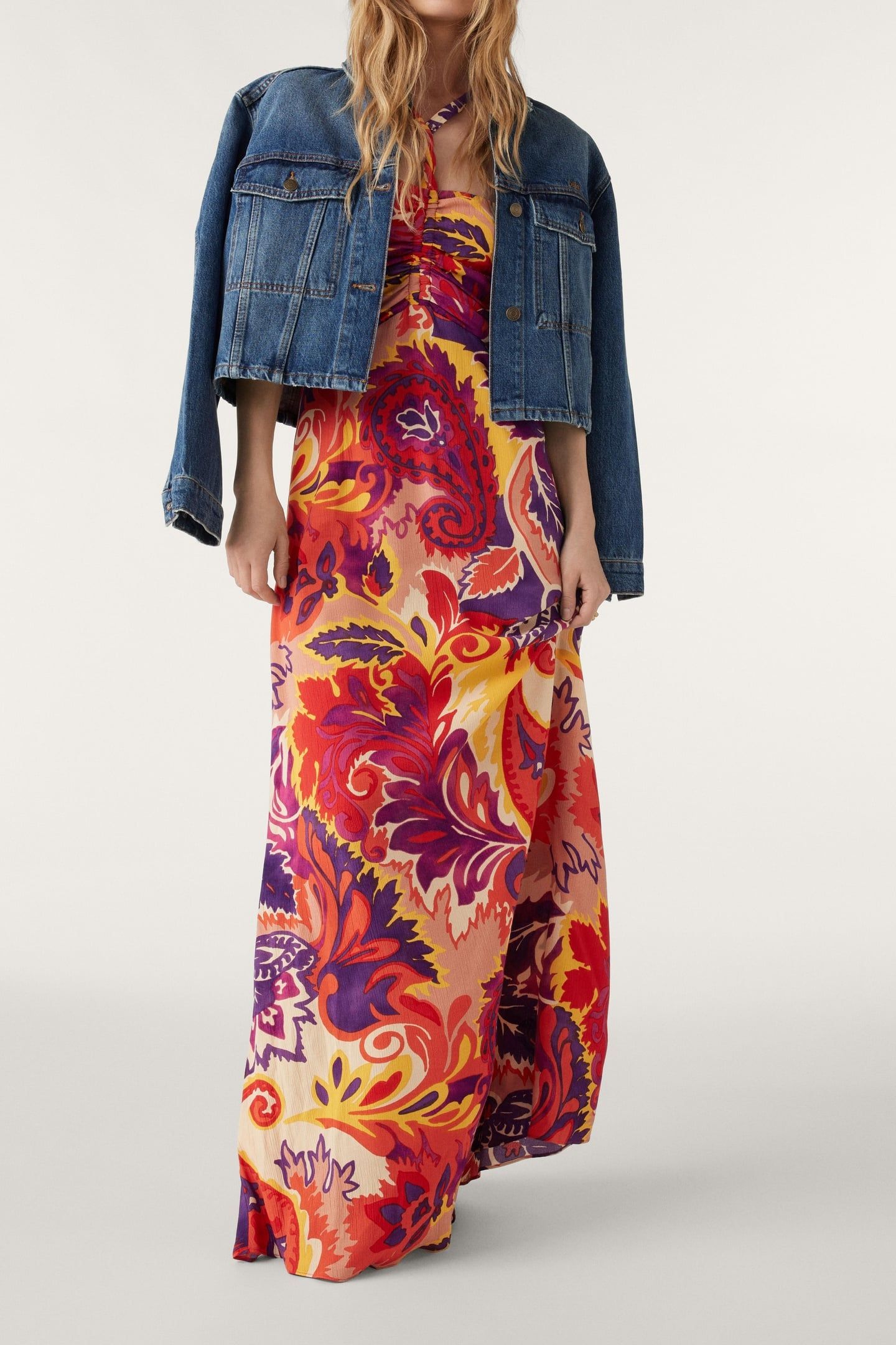 LONG DRESS OCRE 4