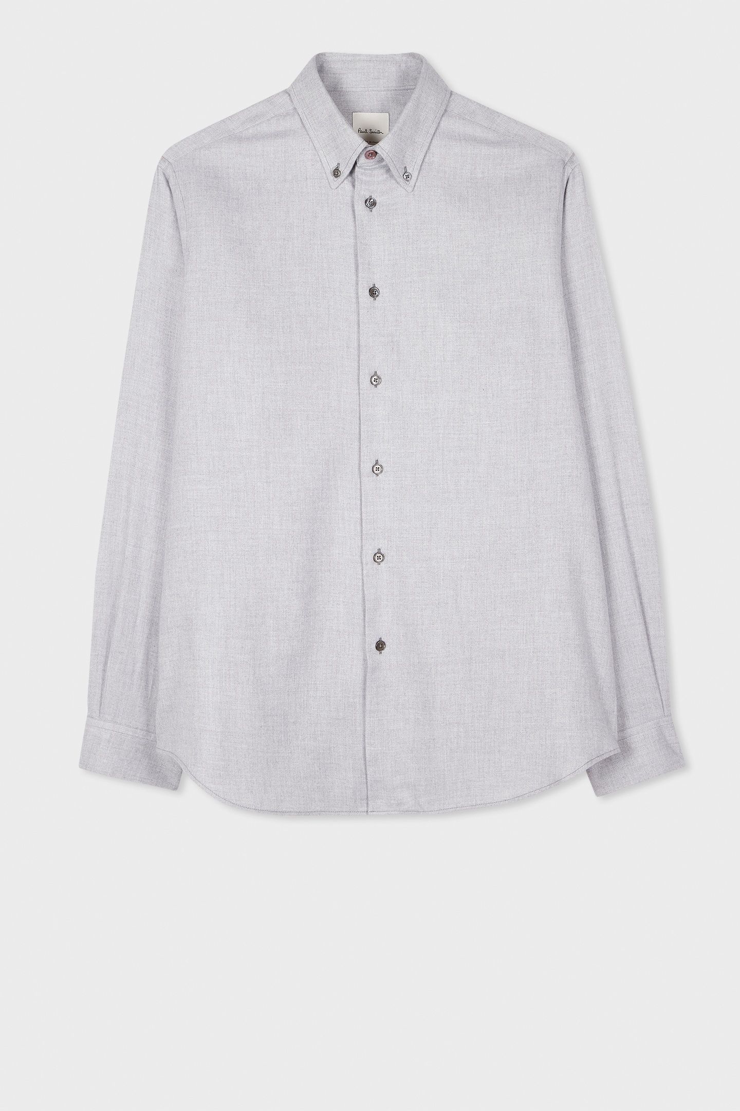MENS S/C CASUAL FIT SHIRT GREY MELANGE 3