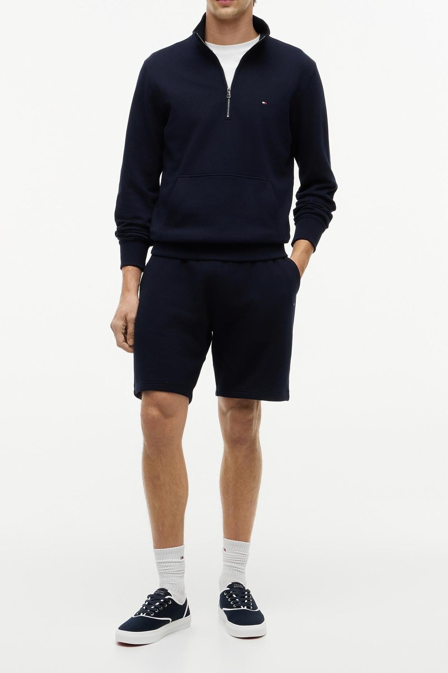 ESSENTIAL TERRY SWEATER NAVY BLUE 1