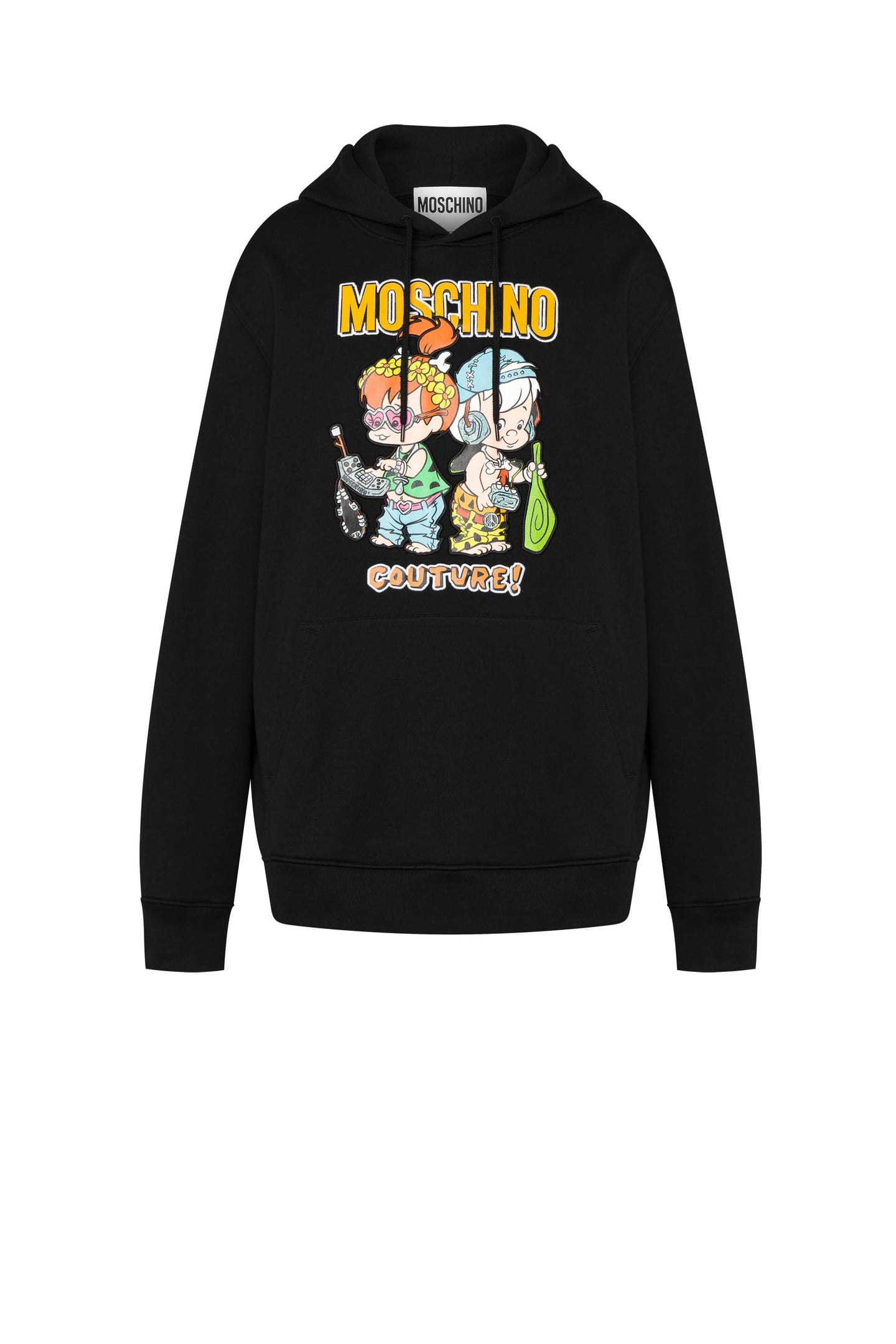 MOSCHINO X THE FLINTSTONES™ HOODIE BLACK 3