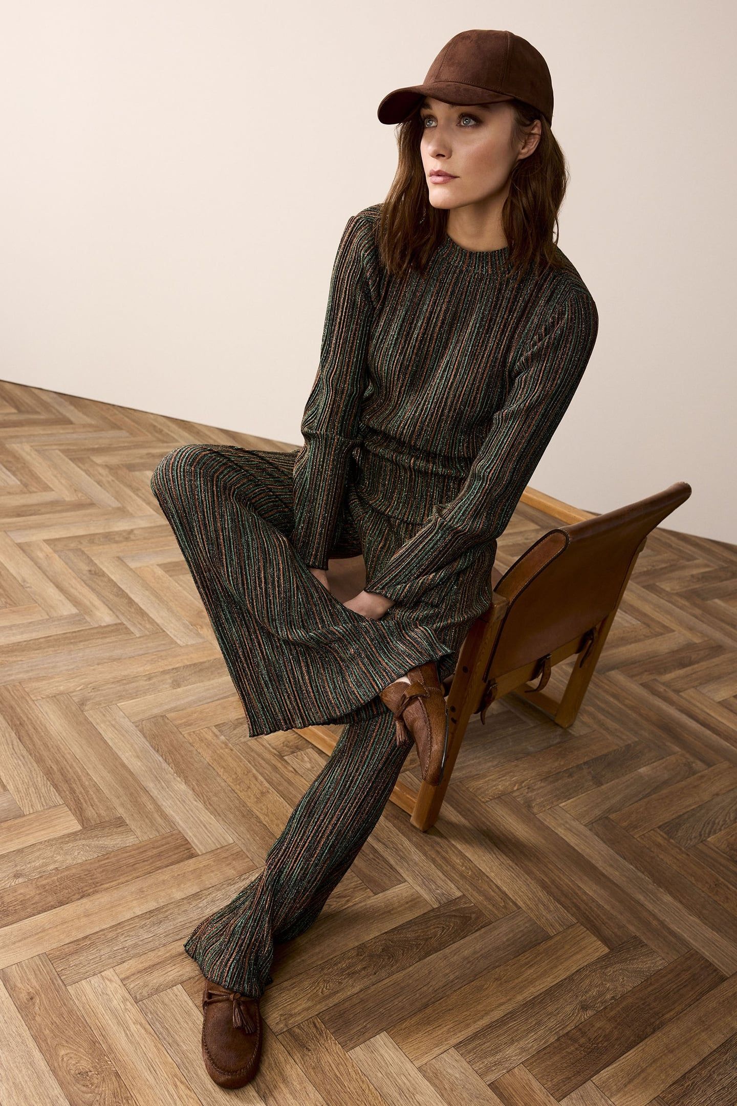 PANTS STRIPE PLISEE JERSEY MULTICOLOUR 4