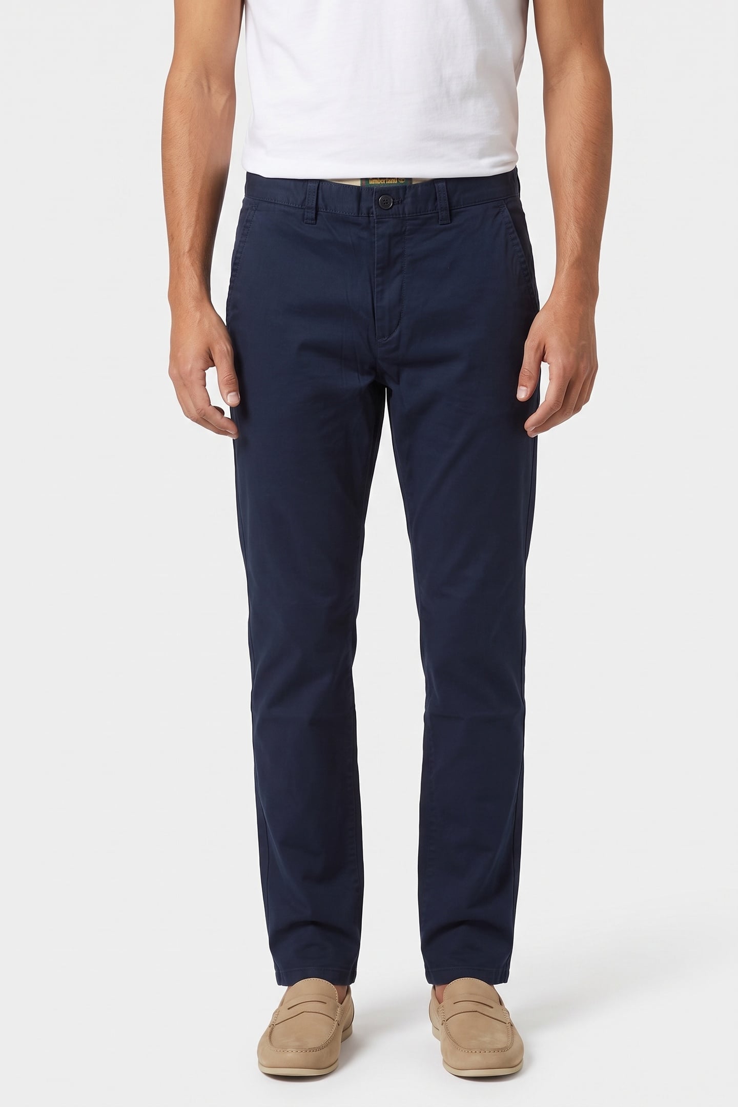 TOPSFIELD TWILL CHINO PANTS STRAIGHT DARK SAPPHIRE 1