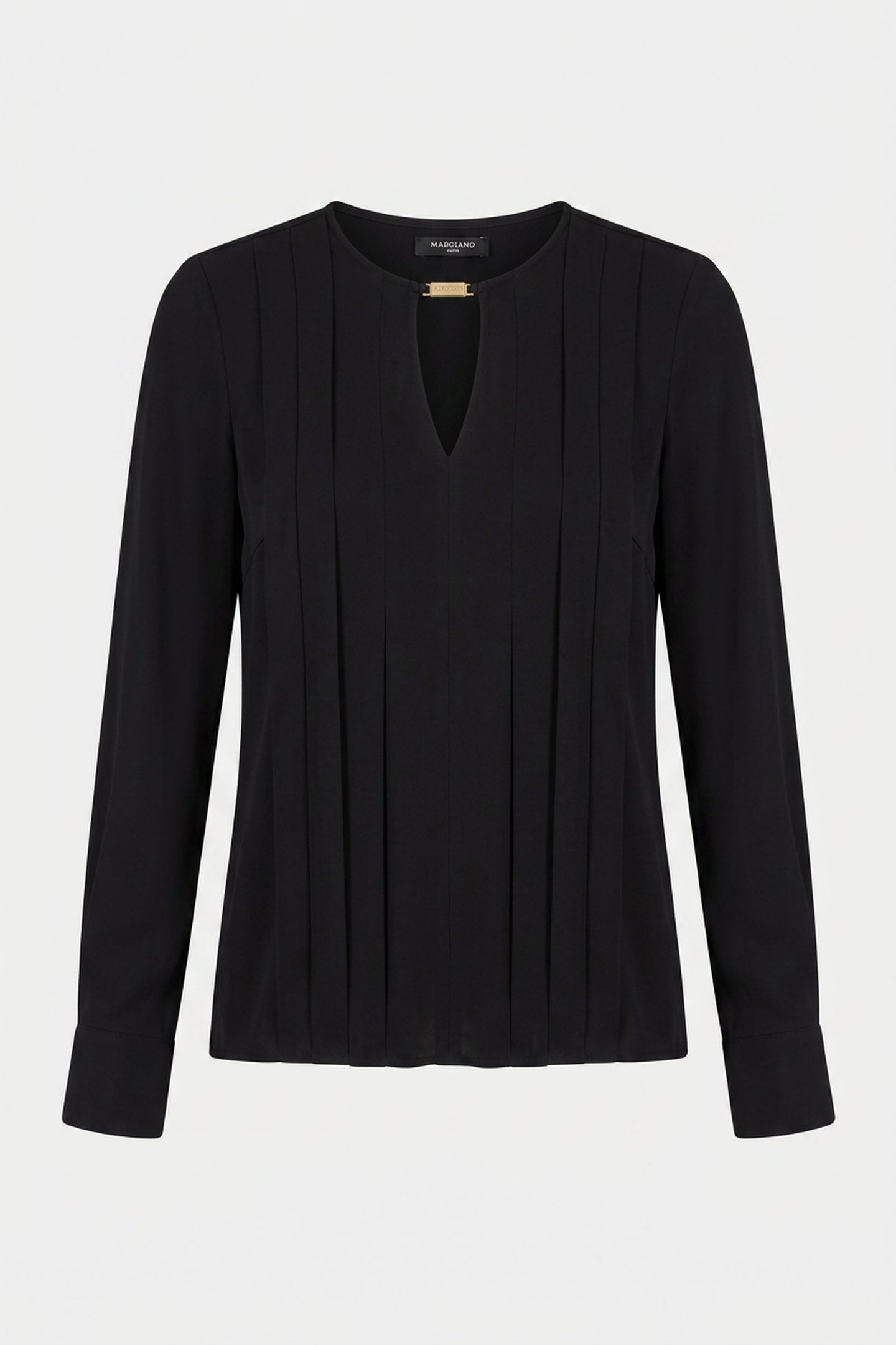 ANITA V NECK LS BLOU JET BLACK A996 3
