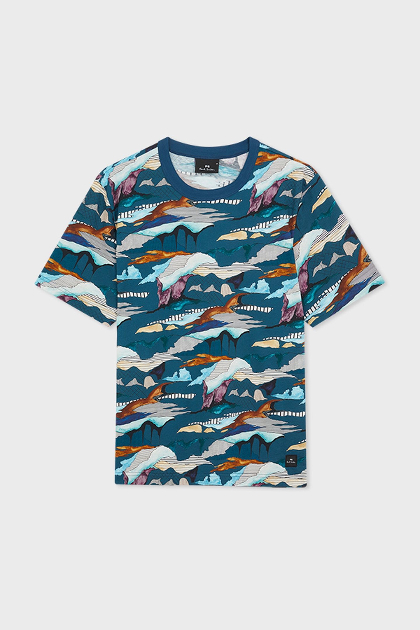 MENS SS T SHIRT PLAINS INKY BLUE 1