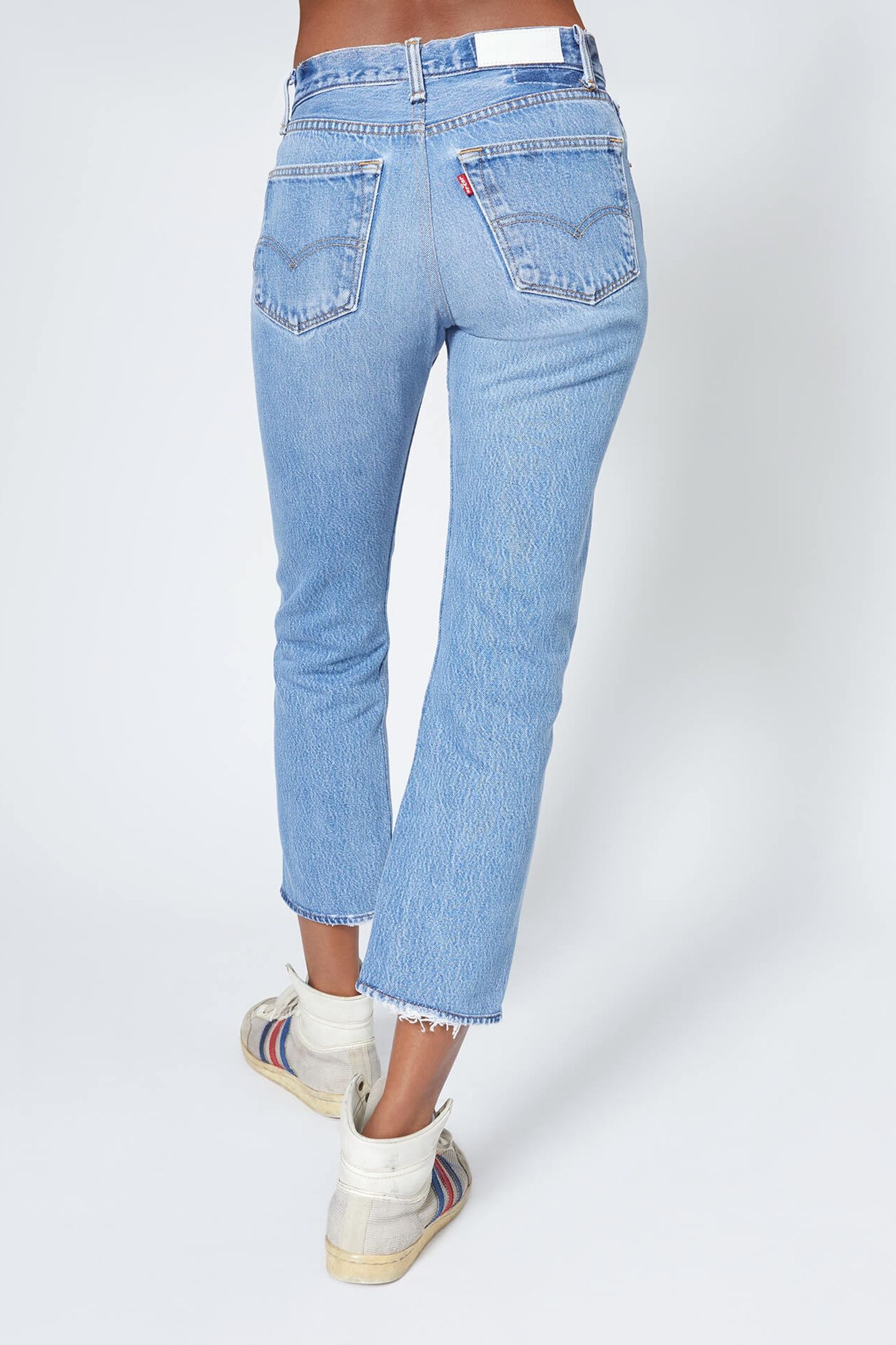 HIGH RISE CROP 26 INSEAM INDIGO 2