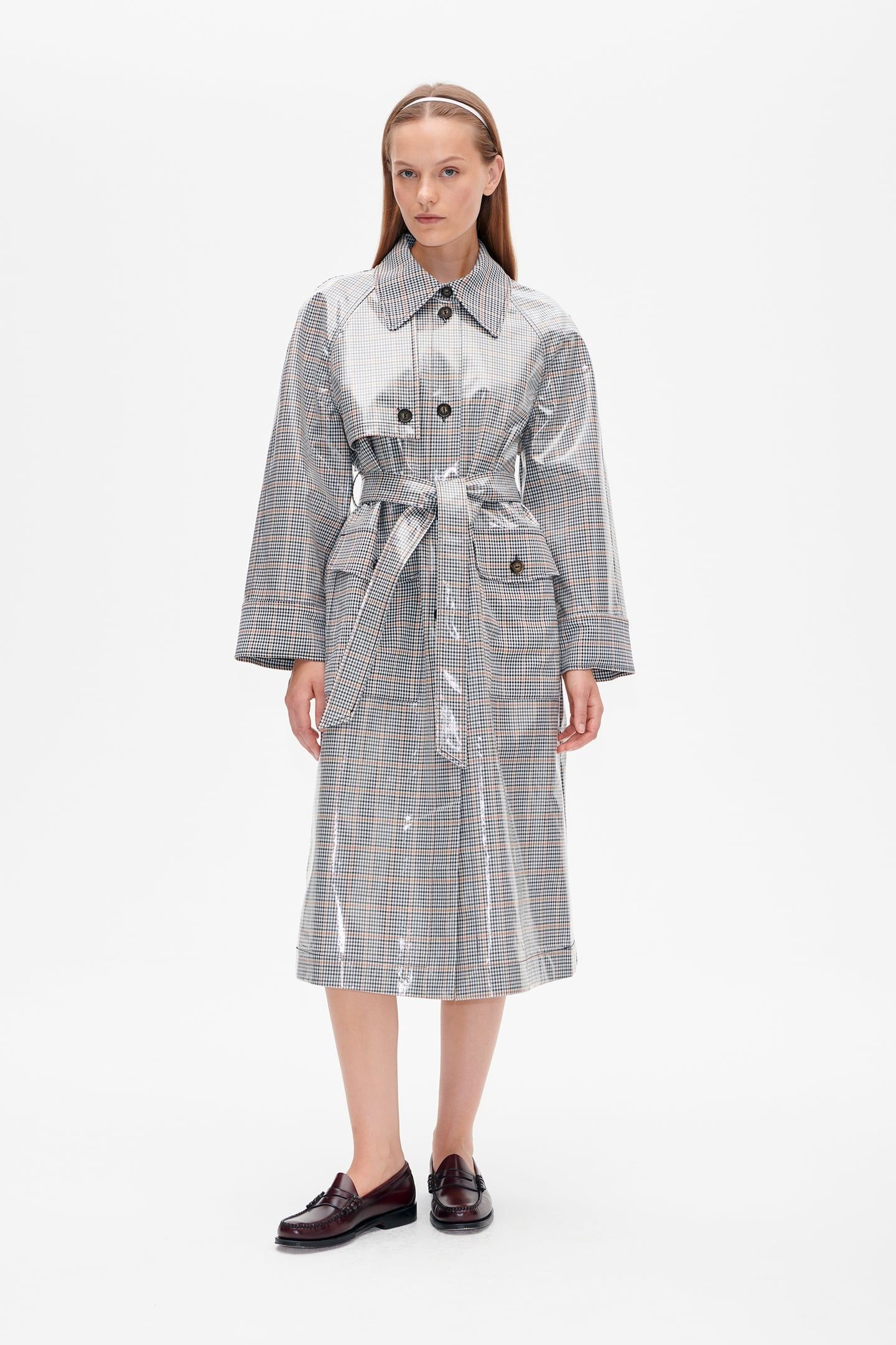 DOROTHY COAT GREY WALLSTREET CHECK 1