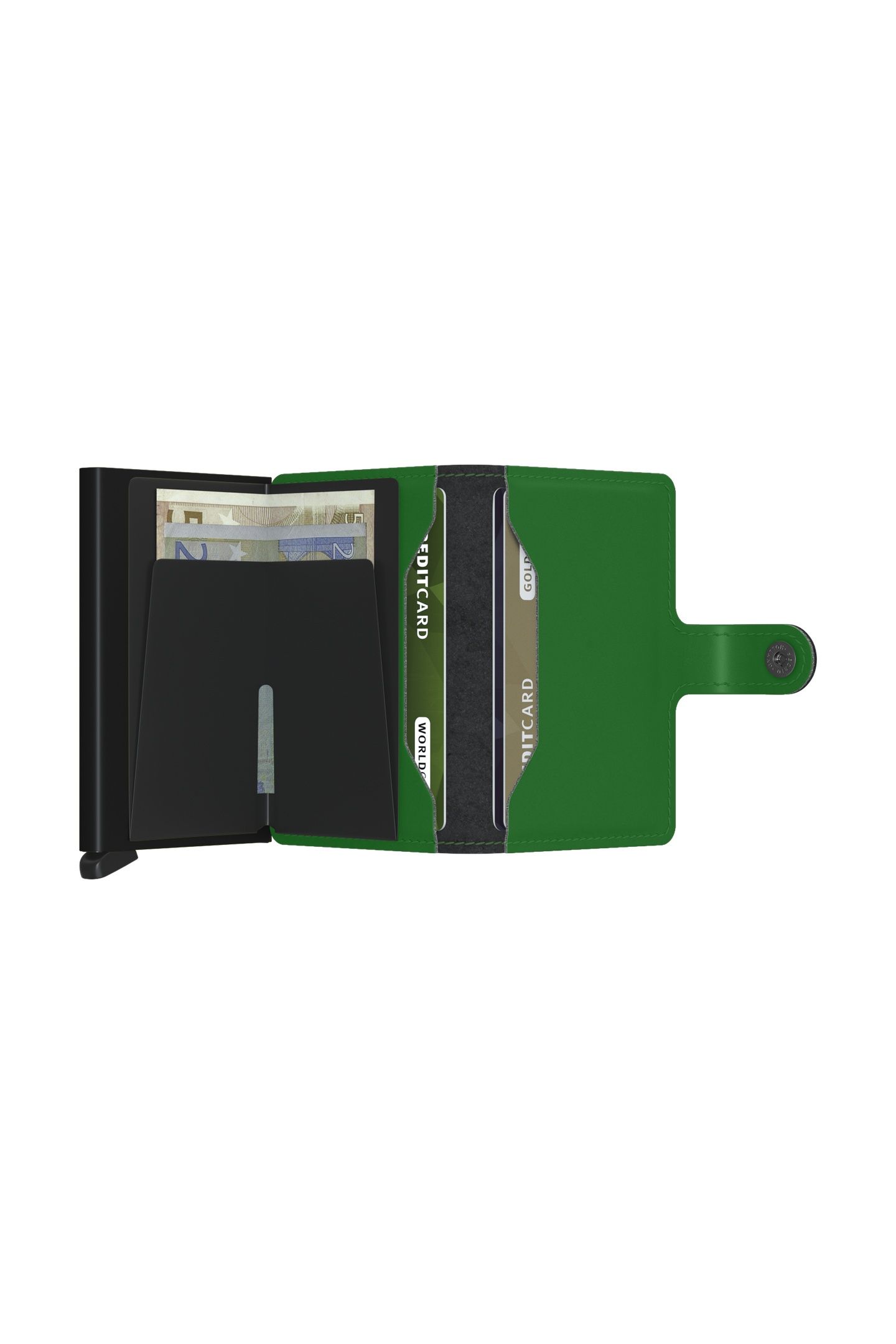 UNISEX MINIWALLET MATTE BRIGHT GREEN 4