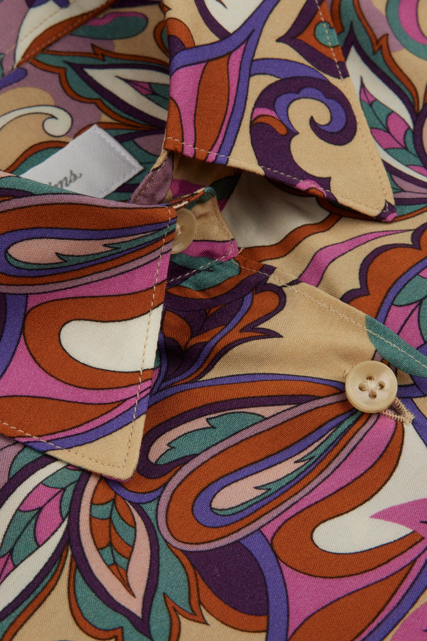 SOFIE SHIRT BEIGE PATTERN 3