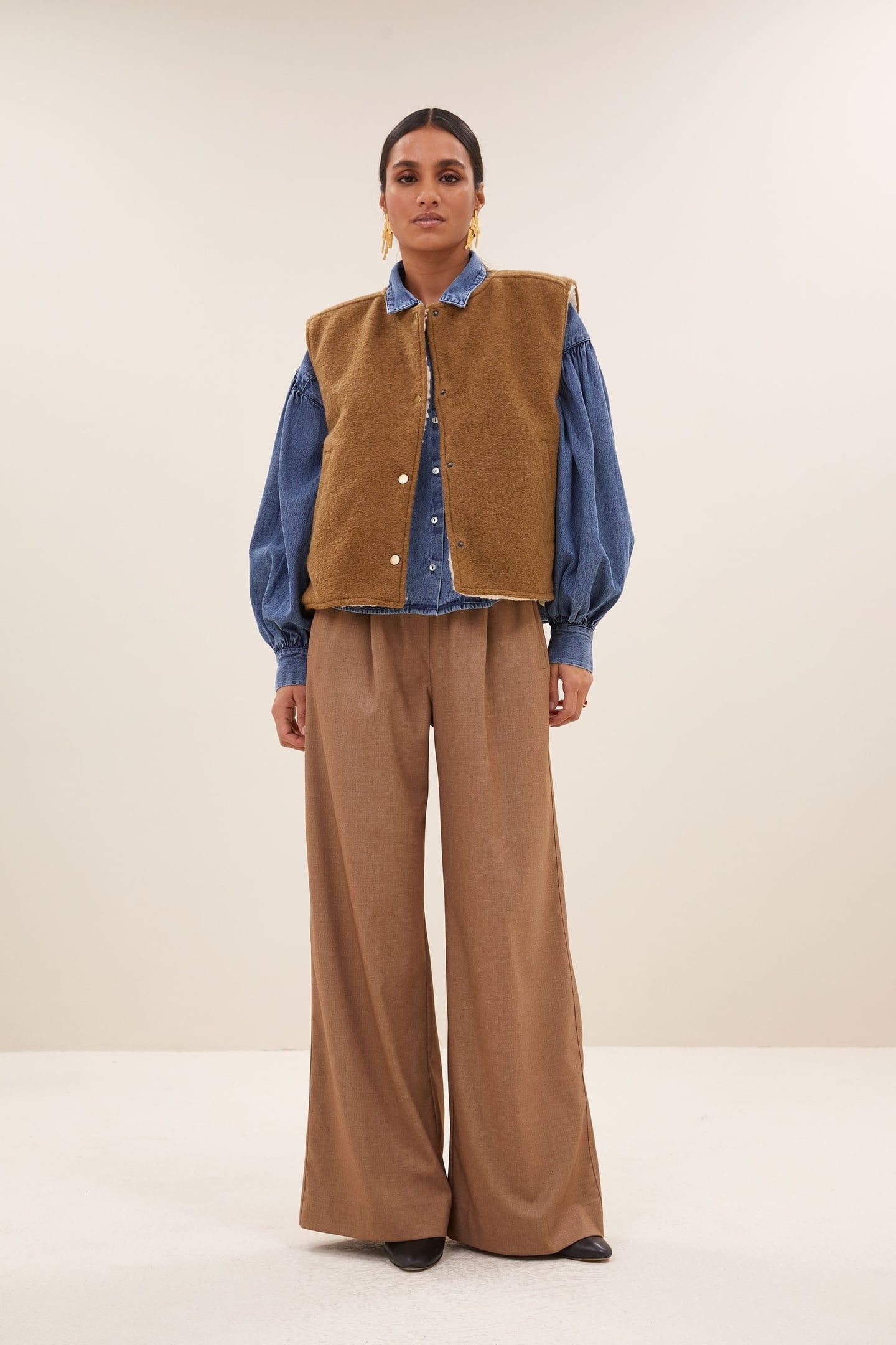 JOELLE WOOL JACKET CAMEL 2