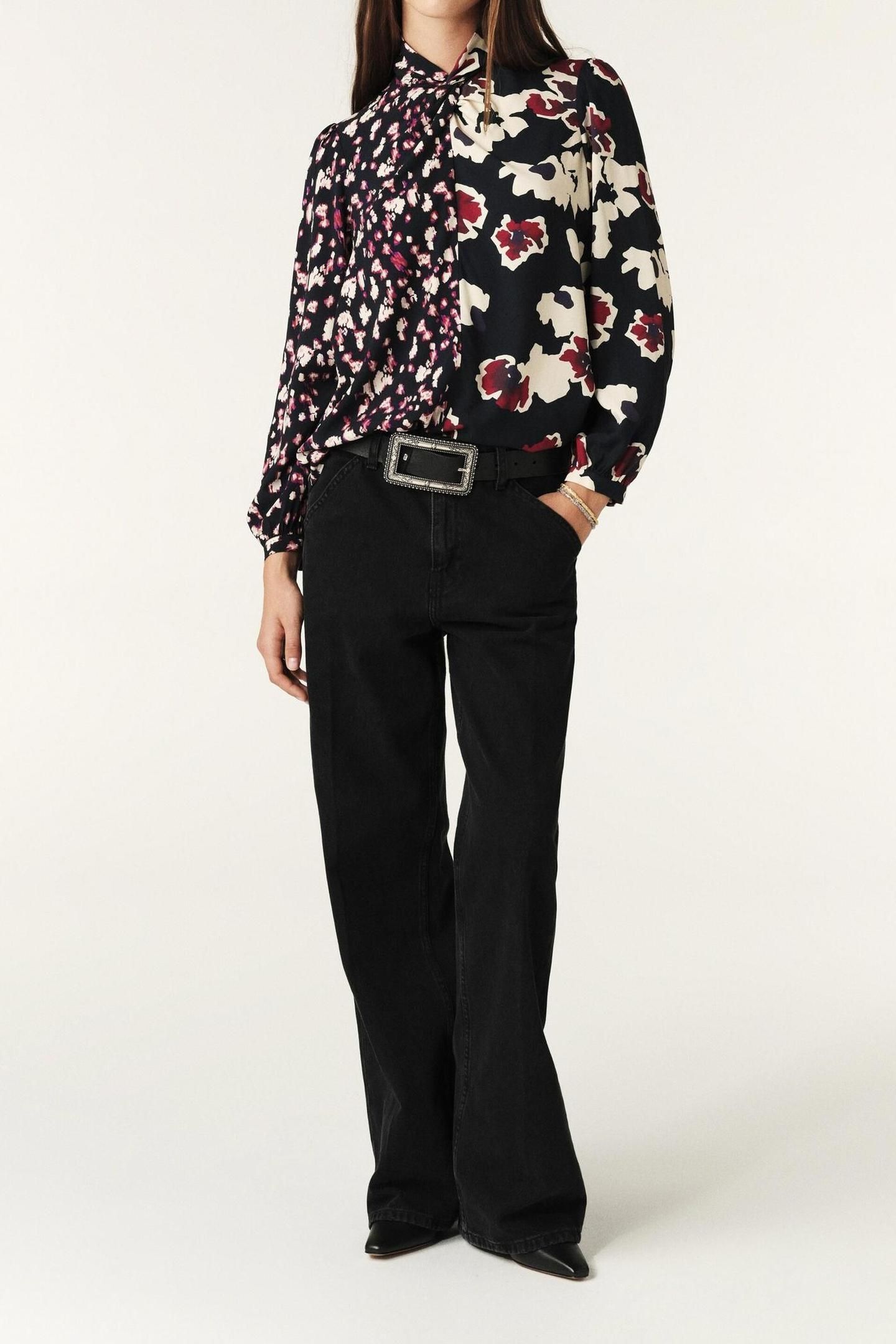 LONG SLEEVES BLOUSE BORDEAUX 3