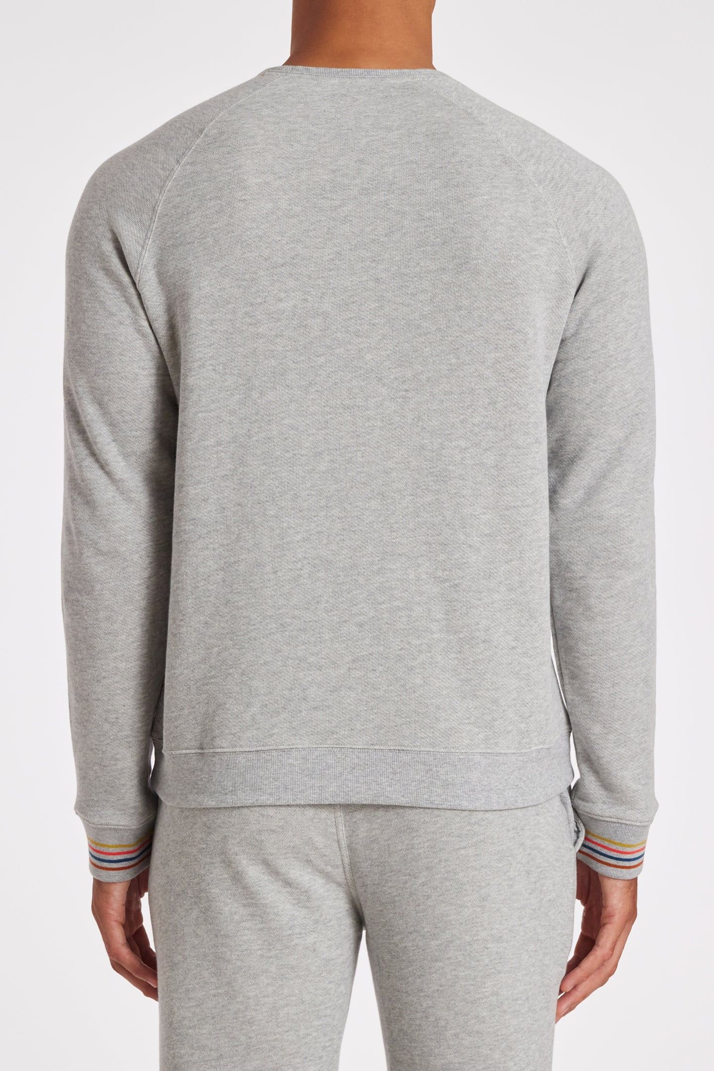 MEN TOP LS ARTIST RIB GREY 5