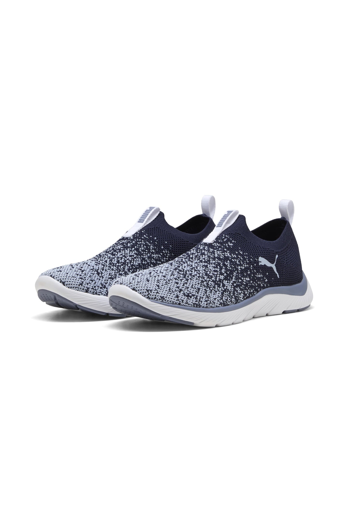 SOFTRIDE REMI SLIP-ON KNIT NAVY-SNOW MOUNTAIN BLUE-GRAY SKY 3