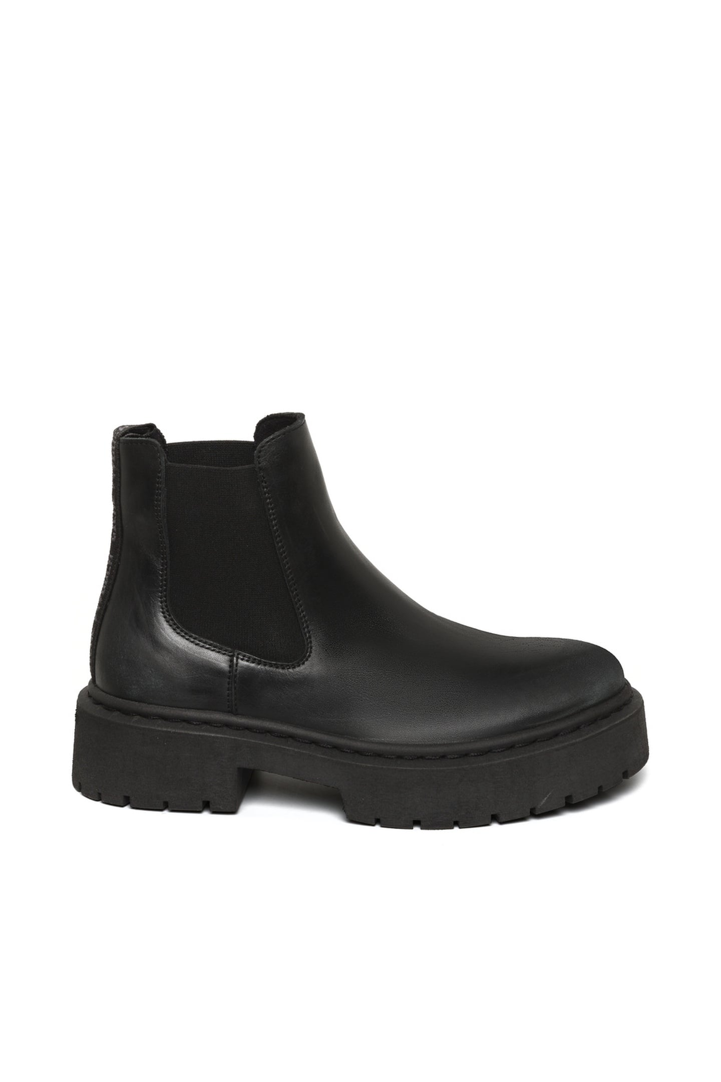 GLENNIS BOOTIES BLACK LEATHER 1