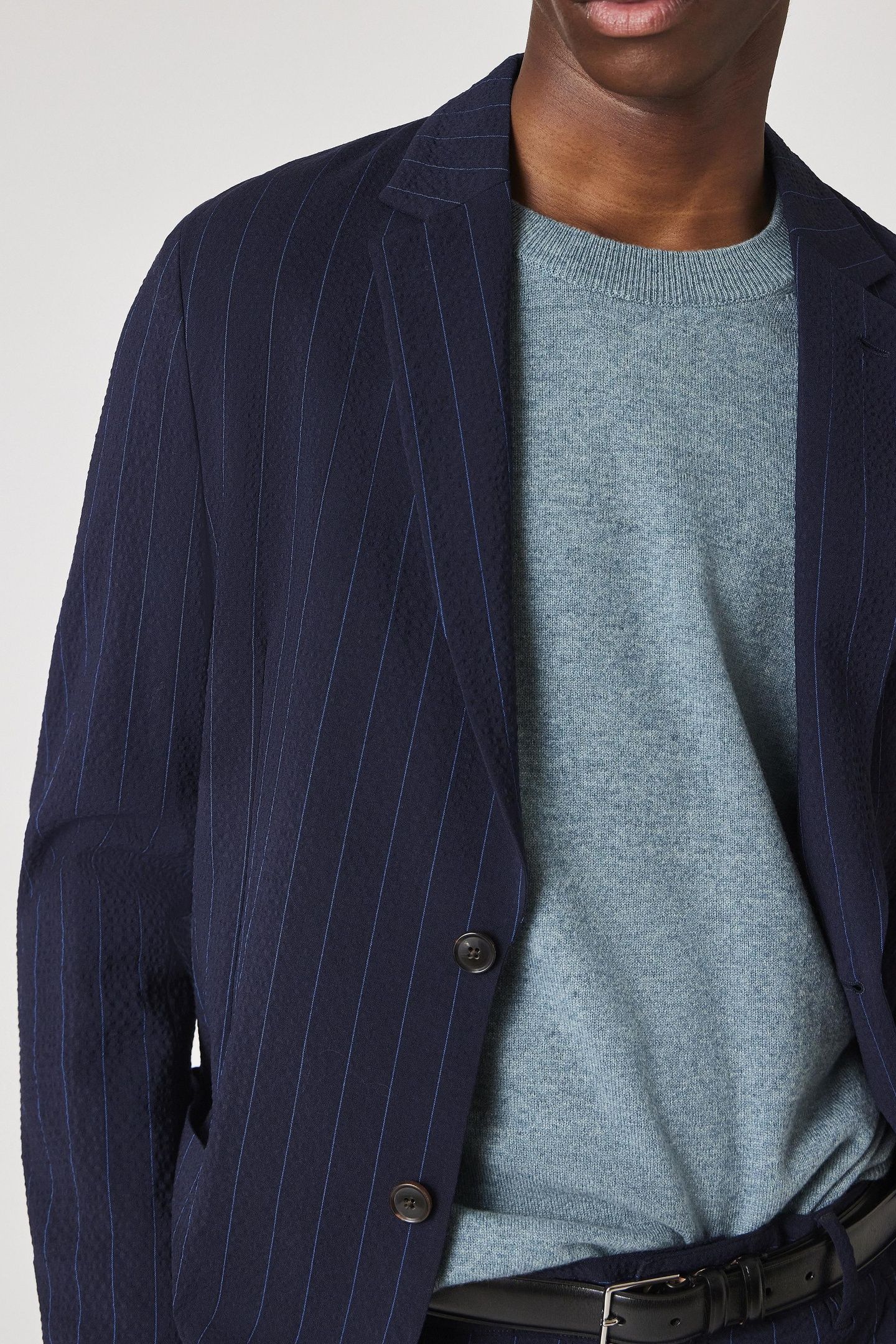 MENS 2 BUTTON JACKET VERY DARK NAVY 3