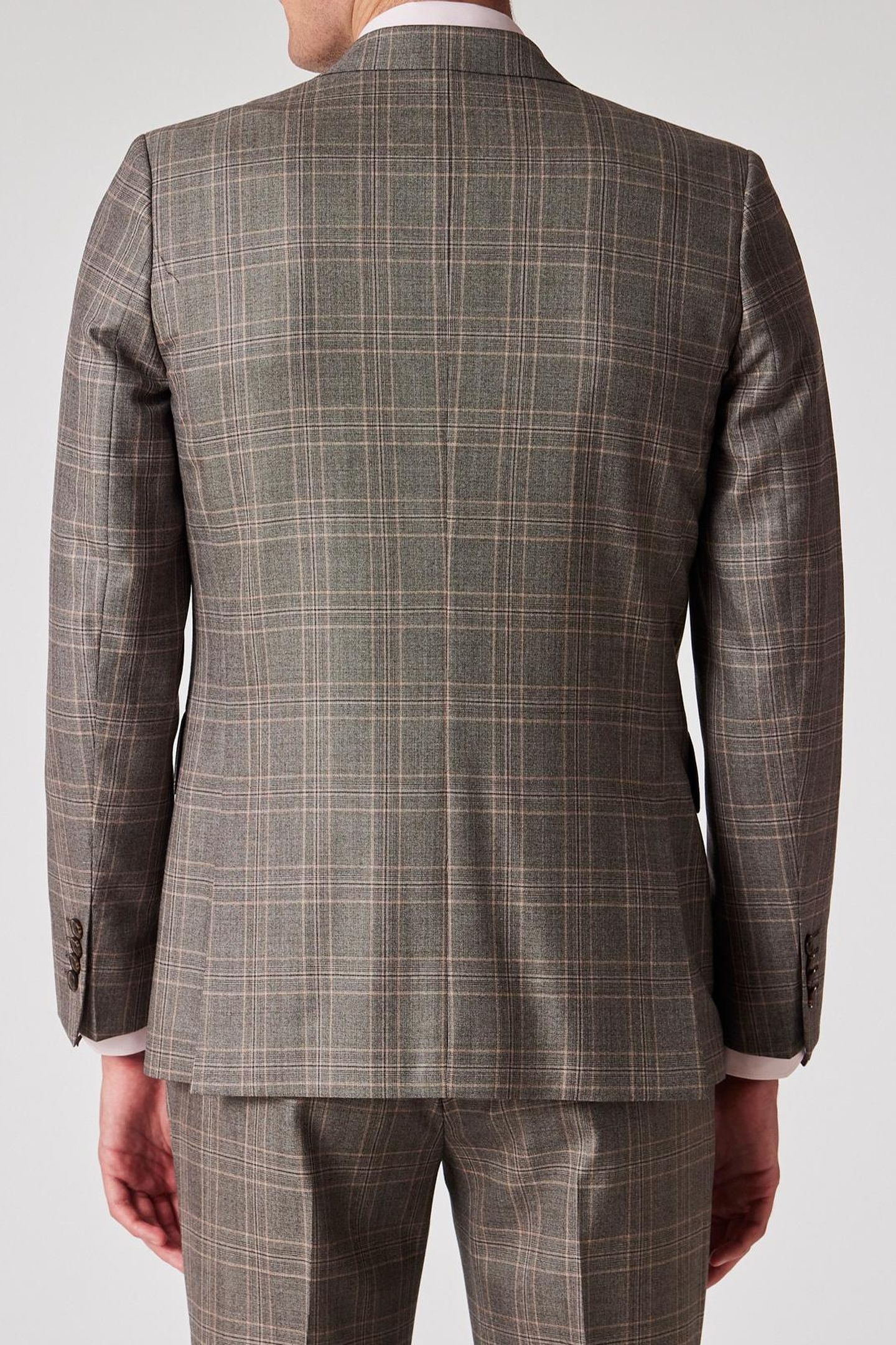 MENS TAILORED FIT 2 BUTTON SUIT CAMEL 3