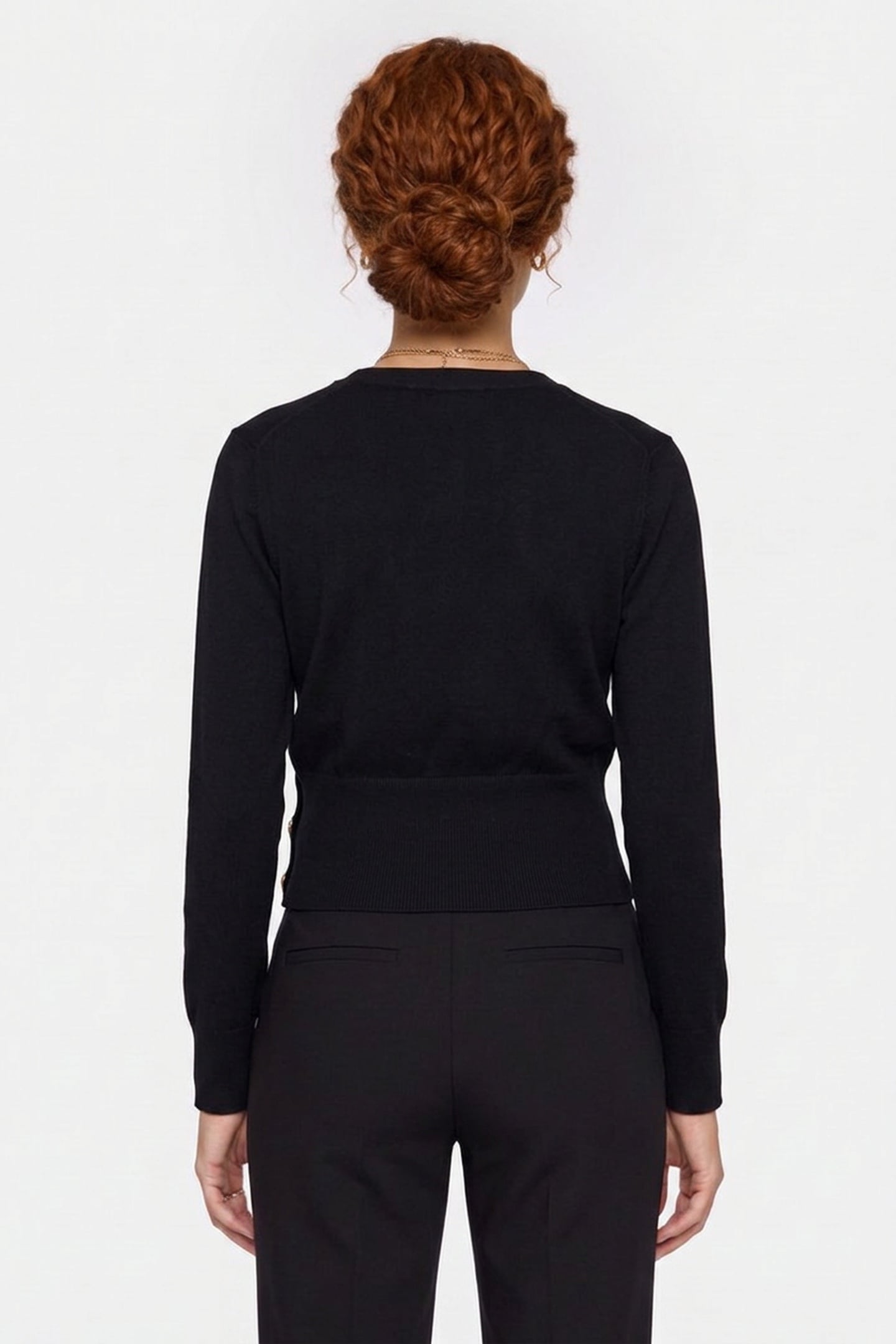 FLORENCE LS CROSSED JET BLACK A996 2