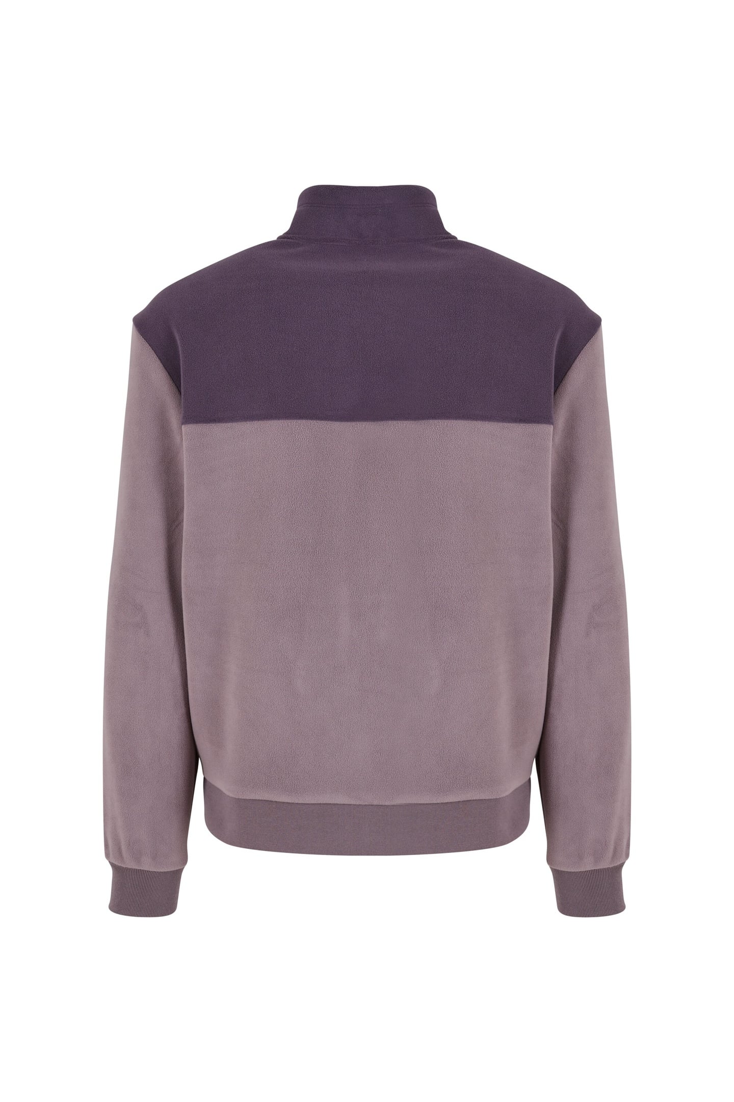 COLOUR BLOCK POLAR FLEECE JACKET PURPLENIGHT/FADEDPURPLE 6