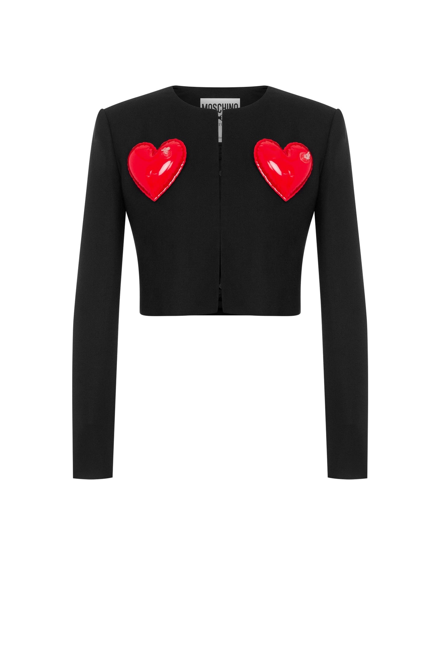 INFLATABLE HEARTS STRETCH GABARDINE JACKET BLACK 3
