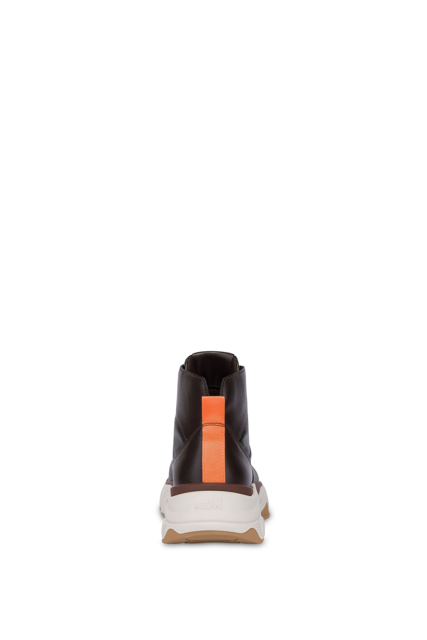HIGH-TOP SNEAKERS IN CALFSKIN AND NYLON GREEN 4