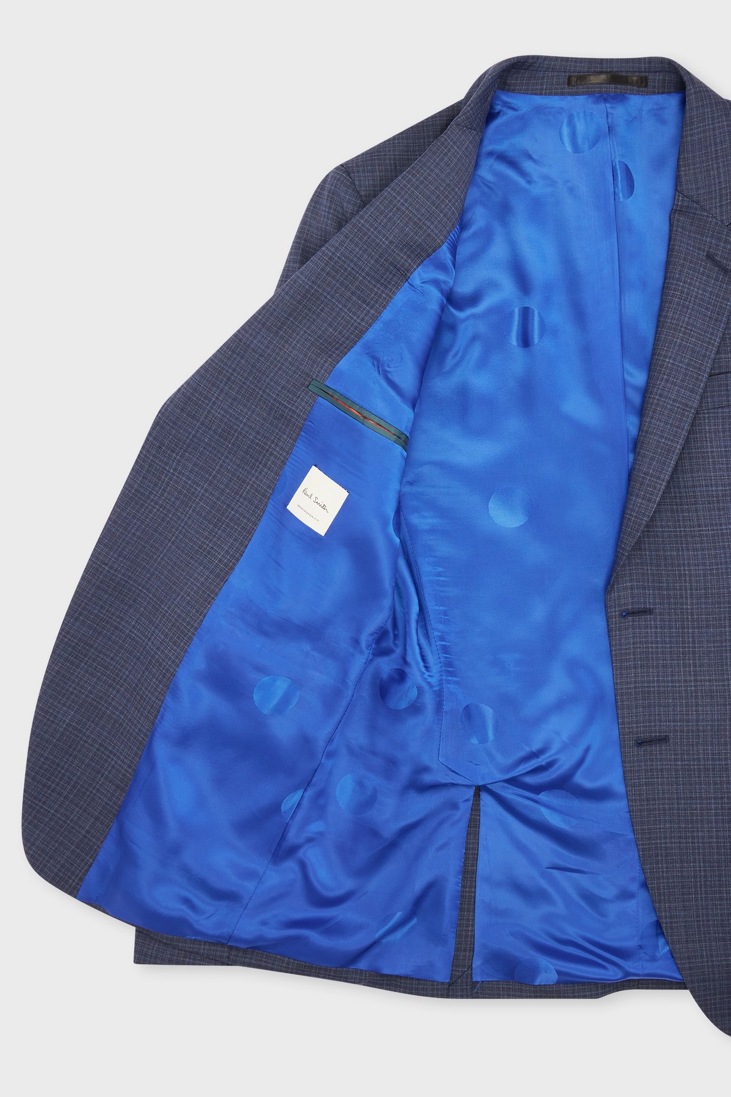 MENS SLIM FIT 2 BUTTON SUIT GREYISH BLUE 4