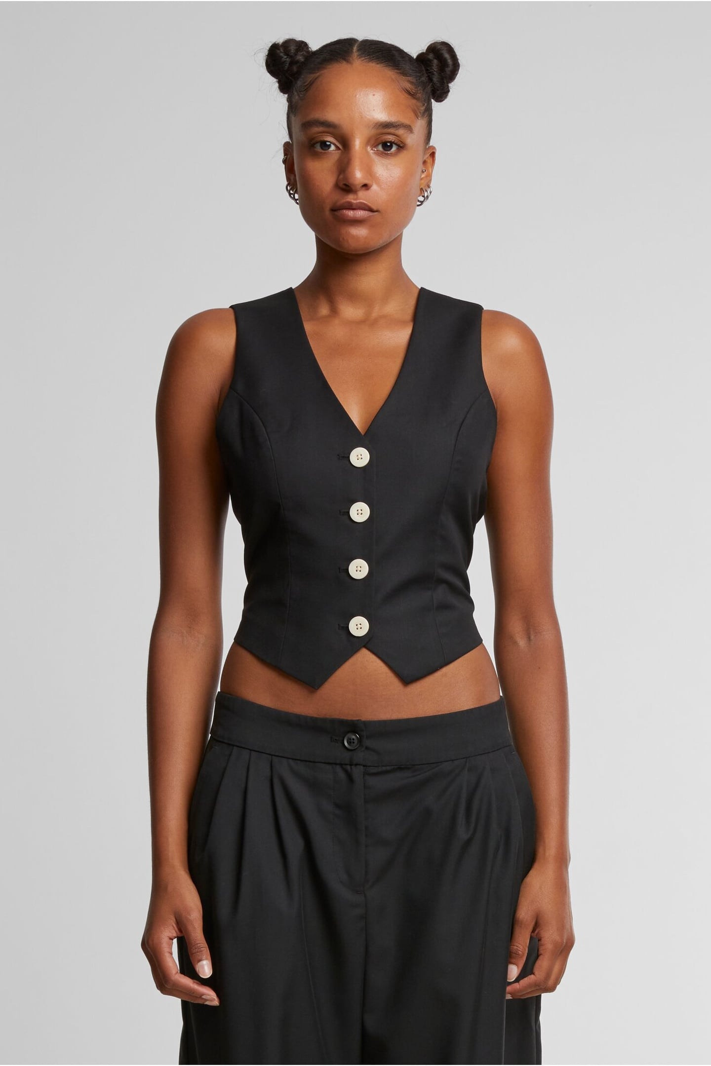 LADIES CLASSIC VEST BLACK 1