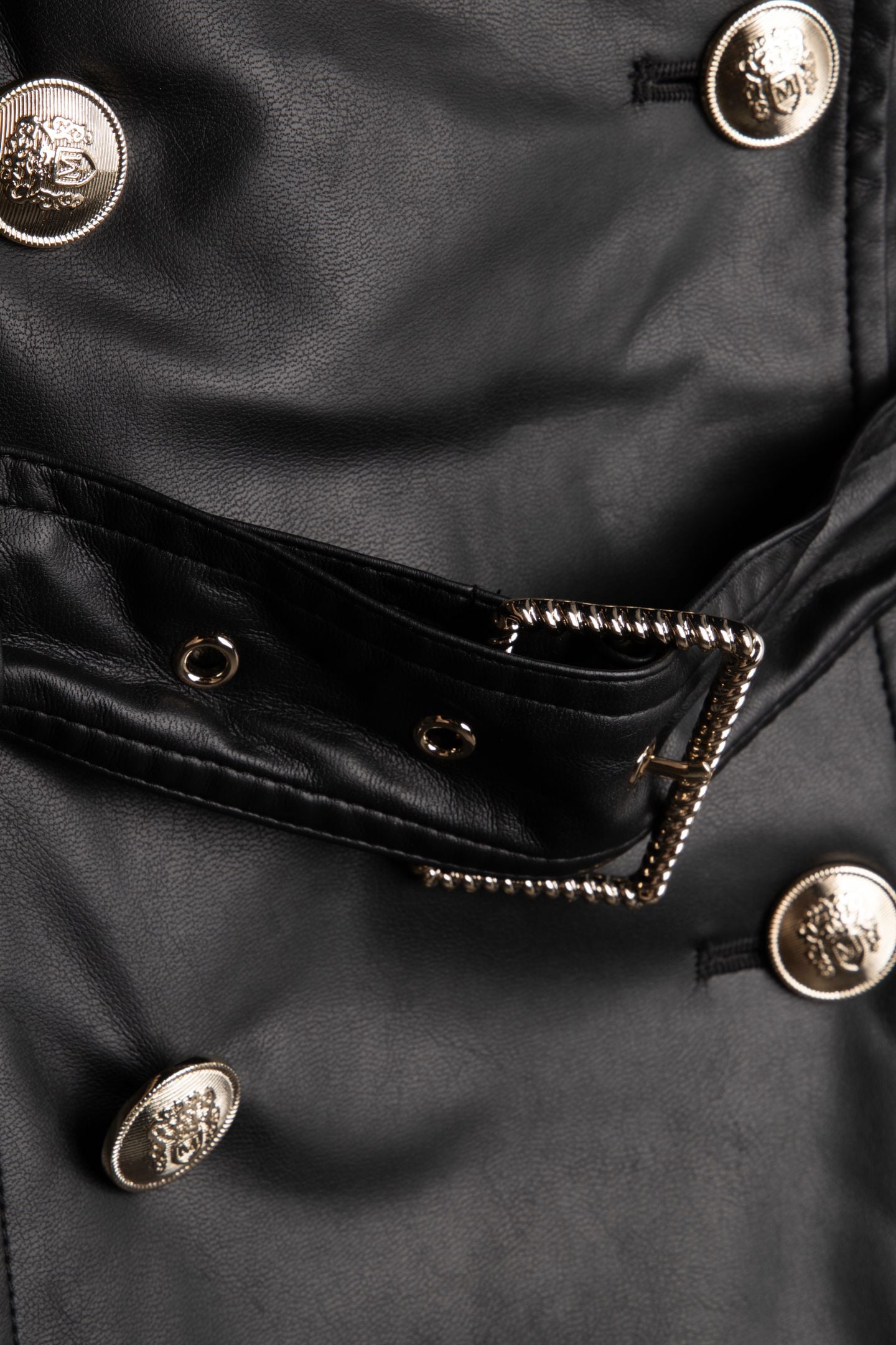 CAMILLE TRENCH JET BLACK A996 4