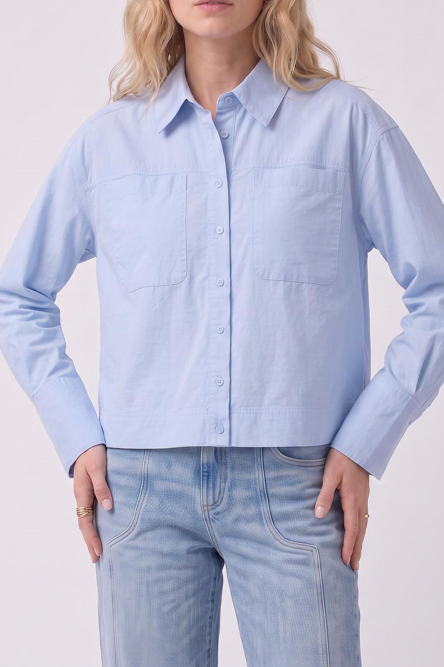 BLOUSE LOES SKY BLUE 3