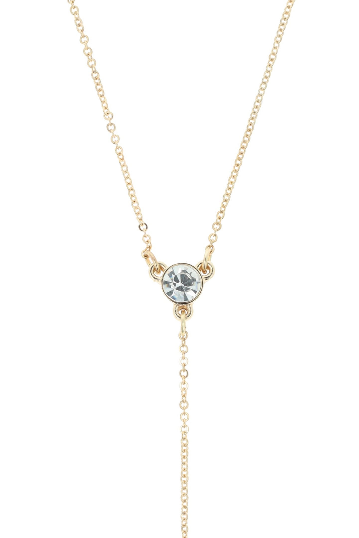 GOLDEN ANKLE CHAIN WITH CRYSTALS CRYSTAL 3