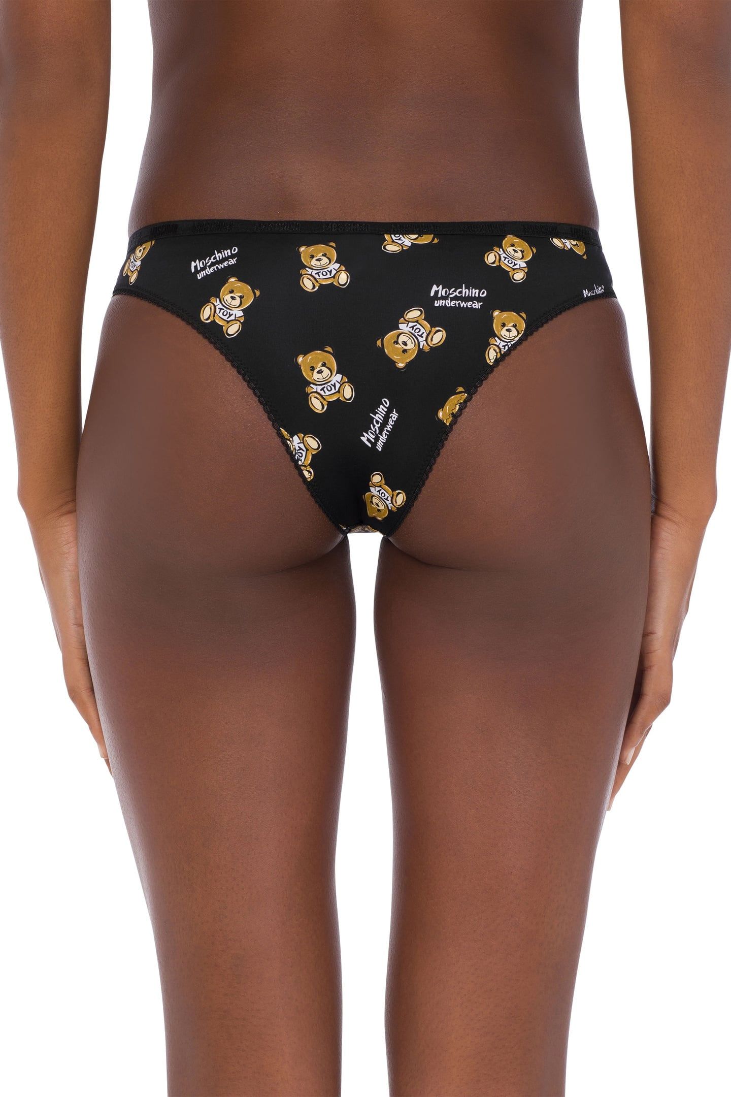 SET OF 3 PATTERNED BRIEFS BLACK 6