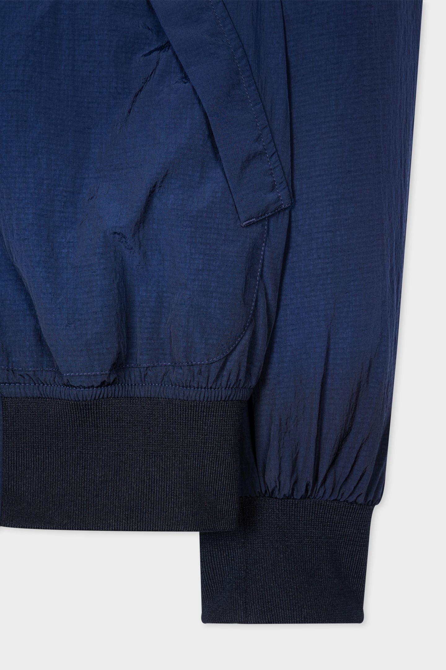 GENTS HOODED BOMBER JACKET NAVY 5