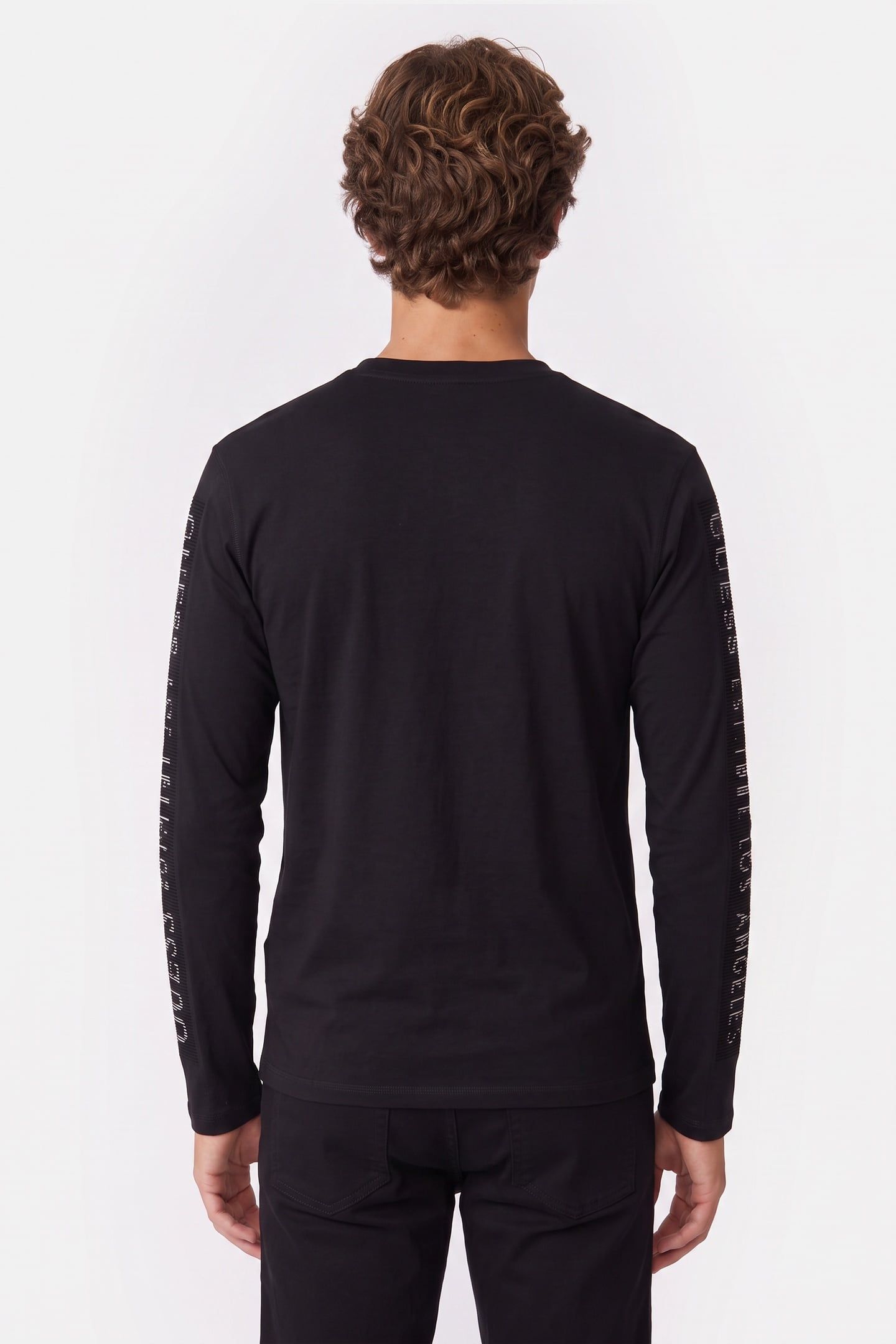 CN LS SLEEVES LOGO T JET BLACK A996 2