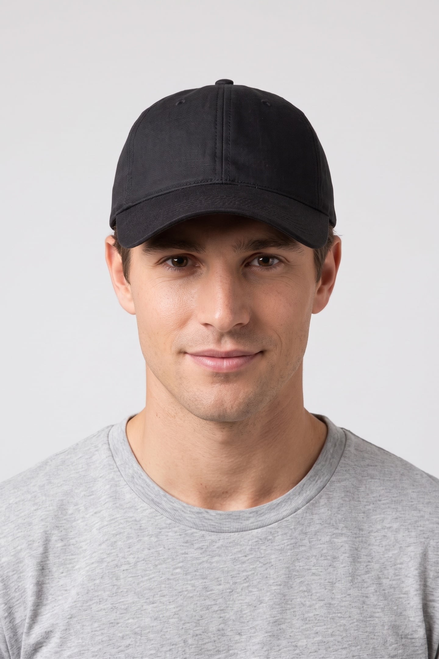 LUNA LIGHT LINEN CAP BLACK 1