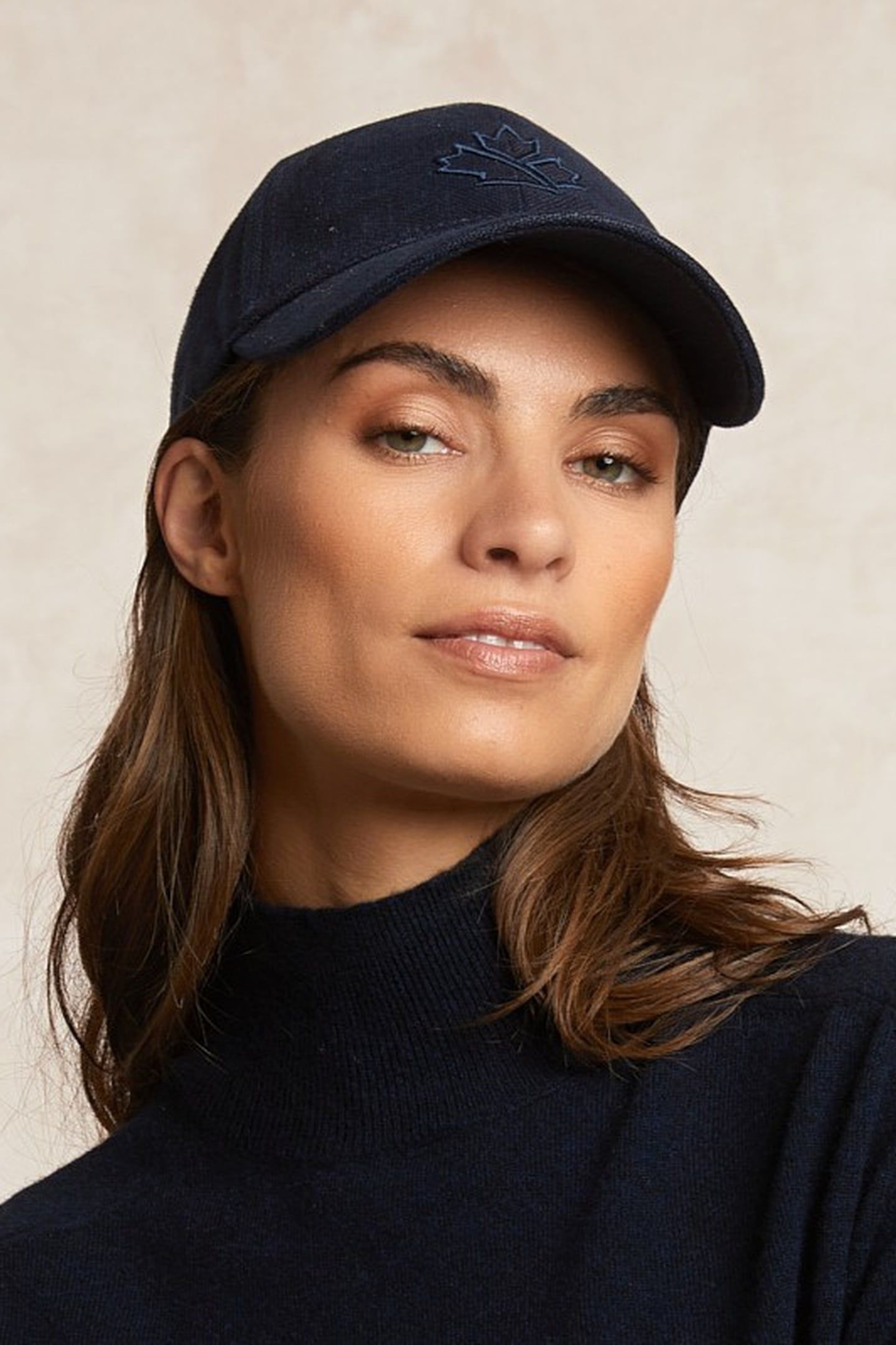 MOCK-NECK JERSEY WO SWT LS BLUE 2