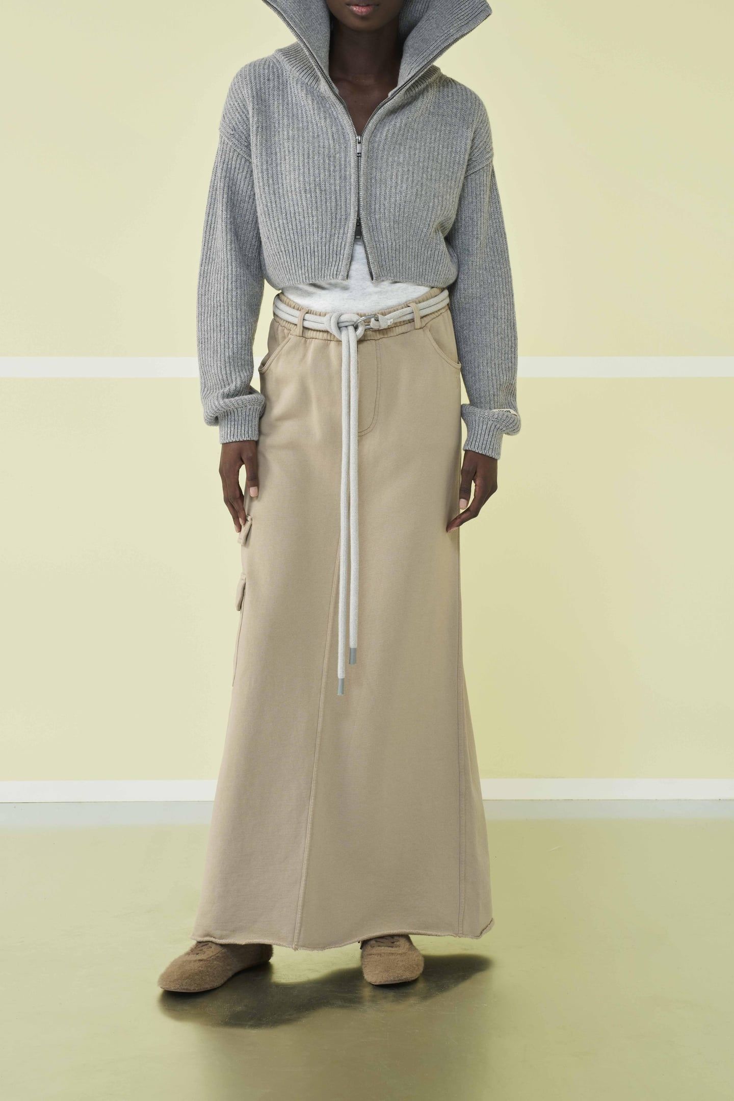 STRAIGHT SKIRT POCKETS EARTH 6