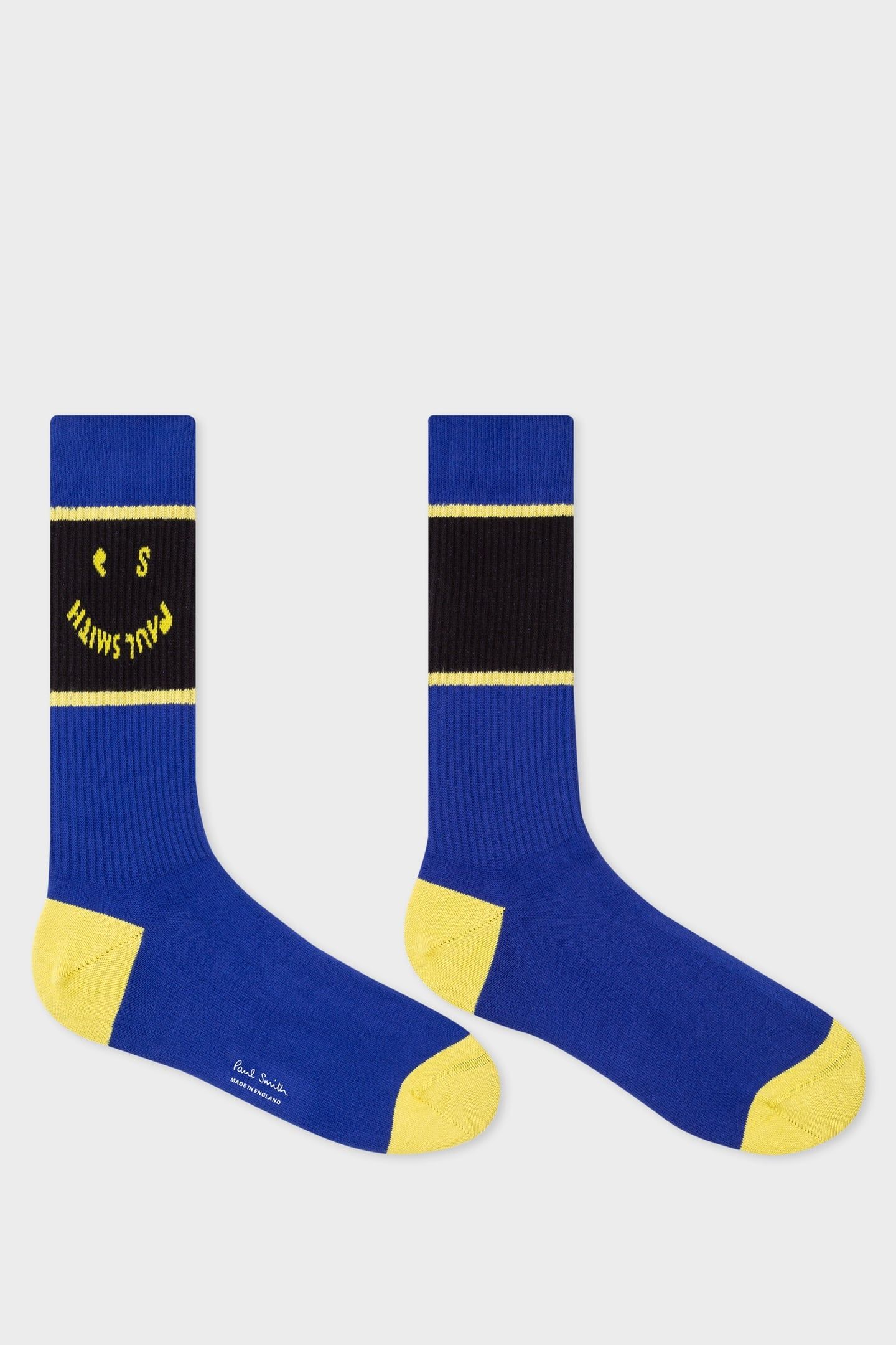 MEN SOCK HAPPY COBALT BLUE 5