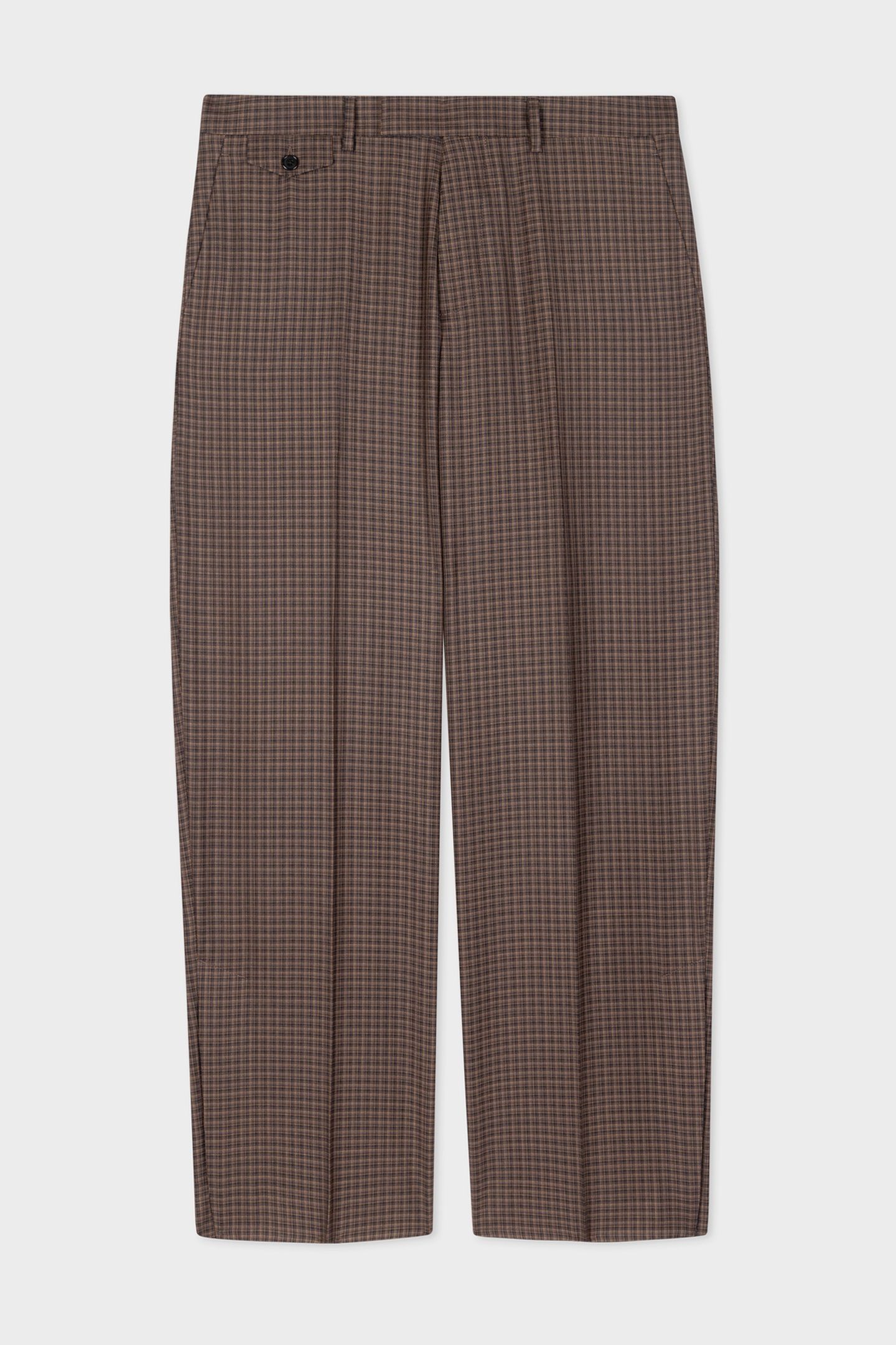 MENS SLIM FIT TROUSER DARK BROWN 4