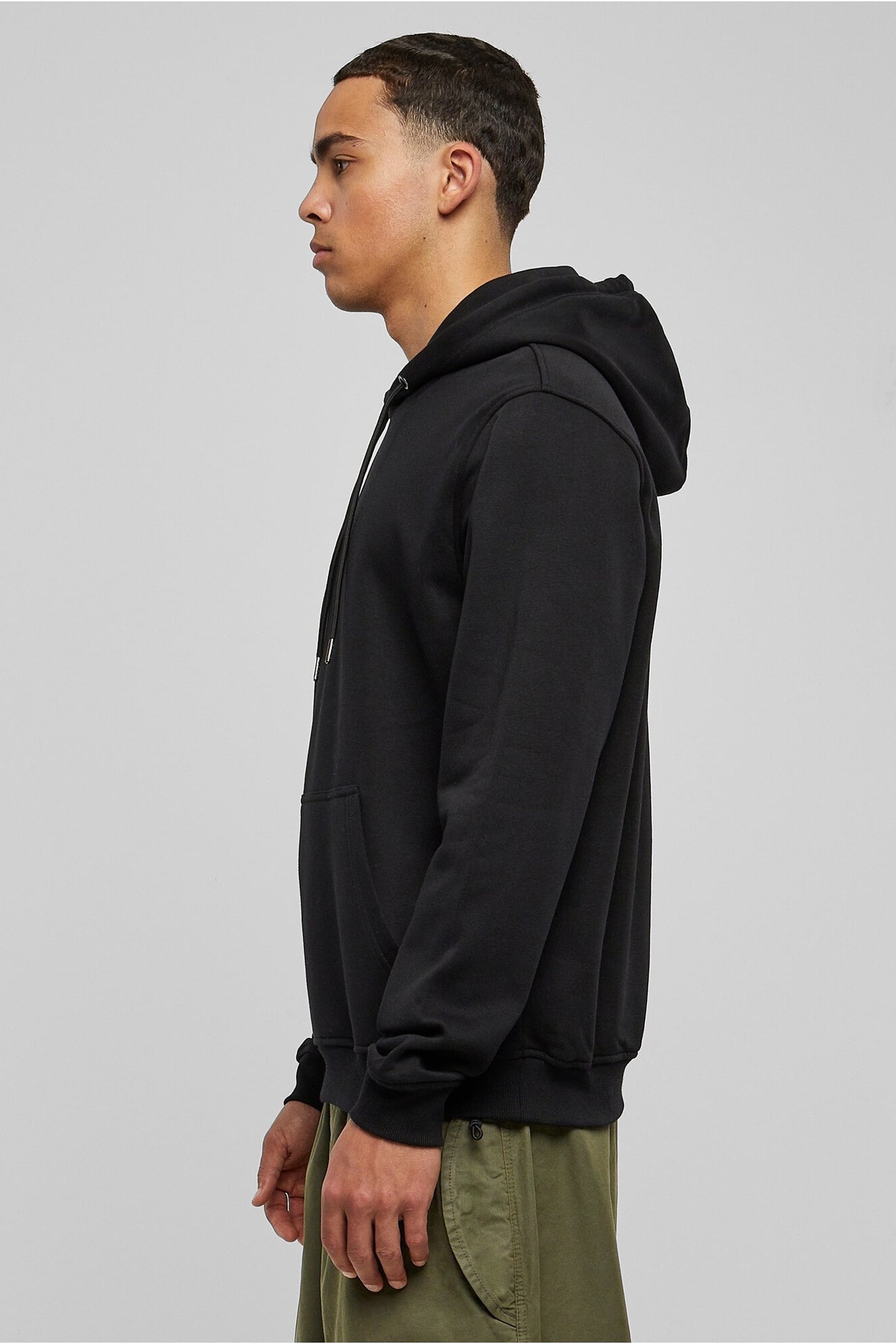 BASIC TERRY HOODY BLACK 3