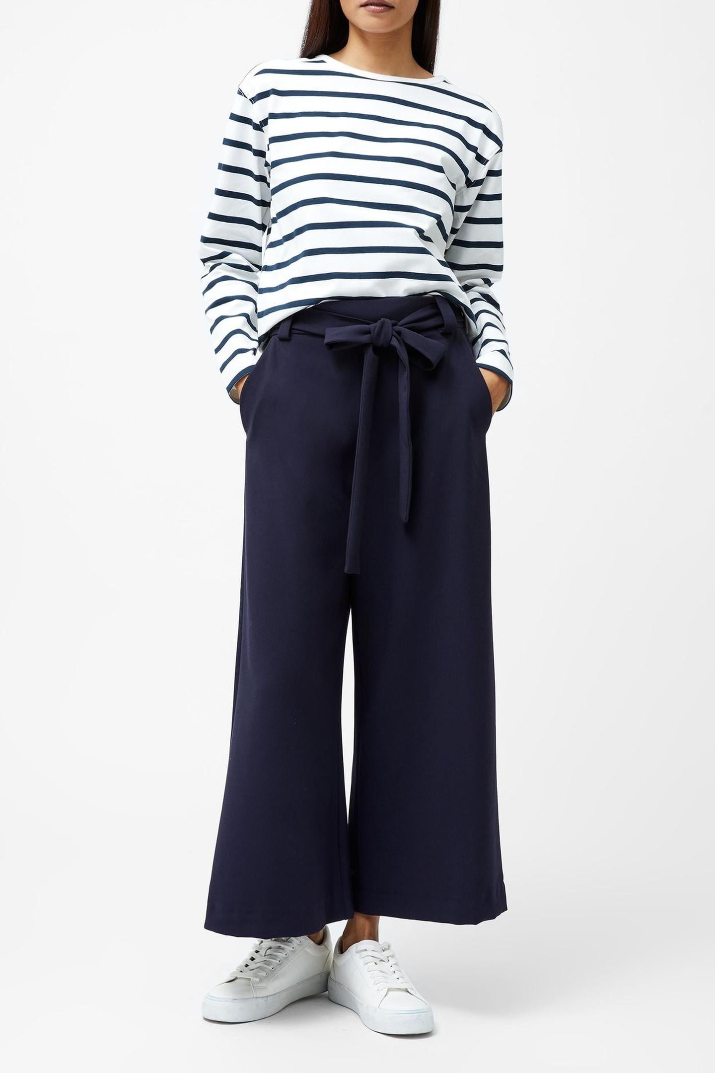WHISPER BELTED CULOTTES UTILITY BLUE 2