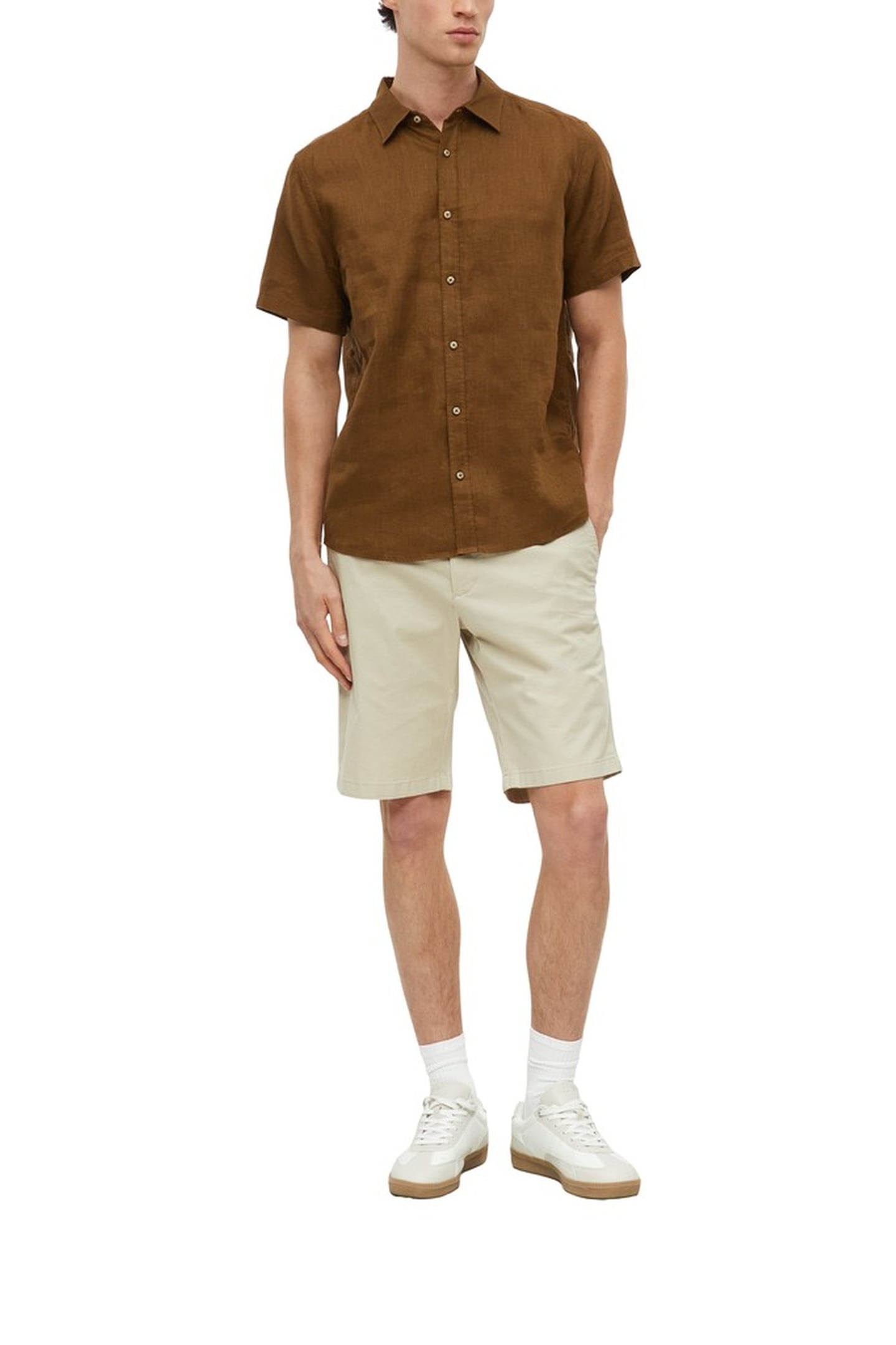 S.OLIVER SHIRTS BROWN 2