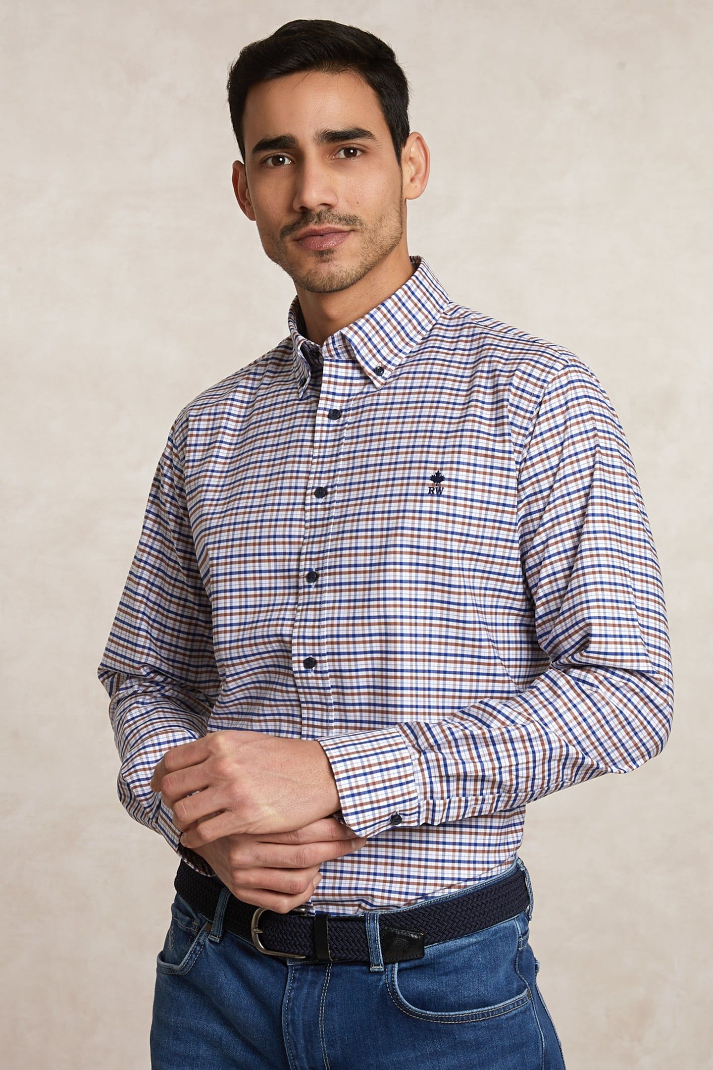 REGULAR FIT COMFORT STRETCH SHIRT MULTI MULTI 3