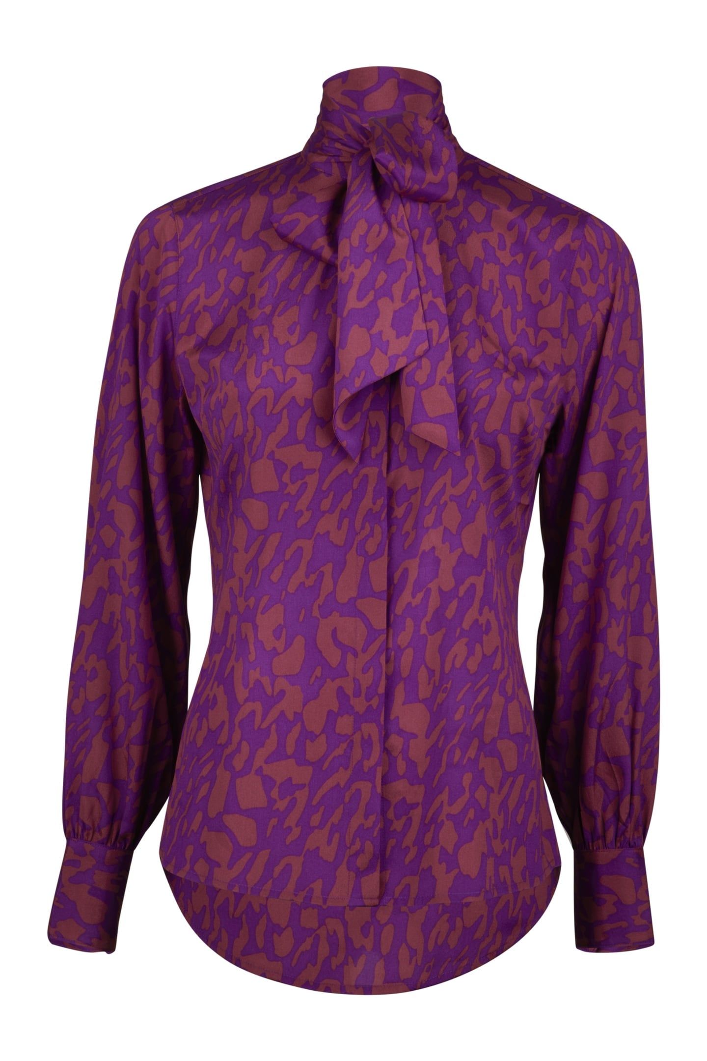 SELMA BLOUSE PURPLE PATTERN 1