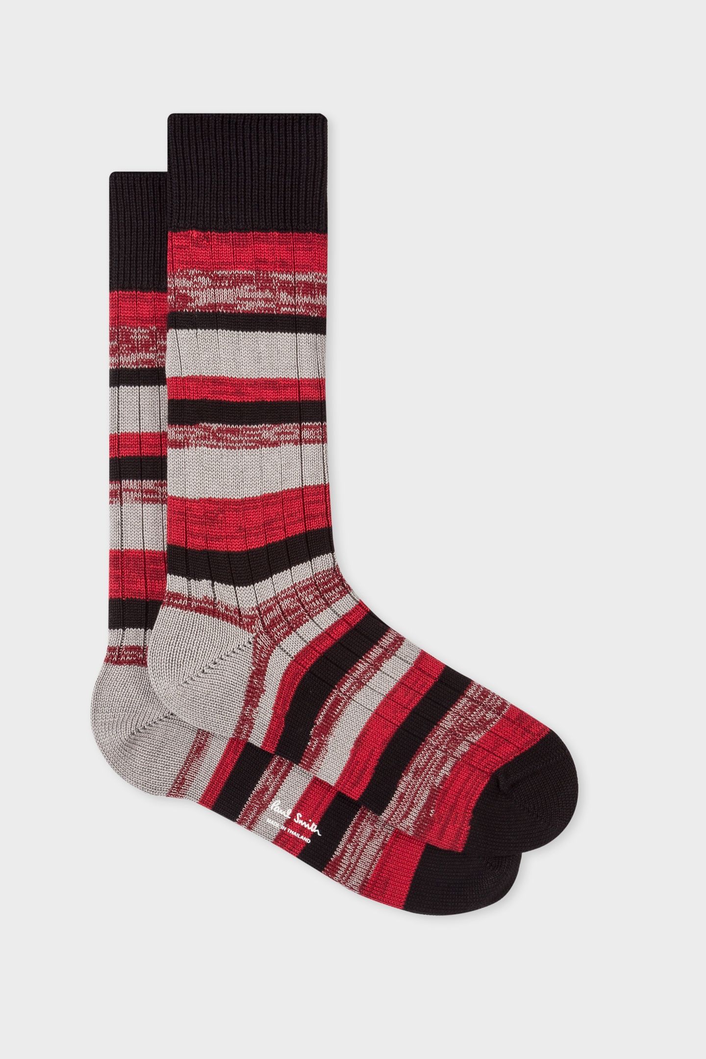 MEN SOCK KEN CHUNKY BLACK 2