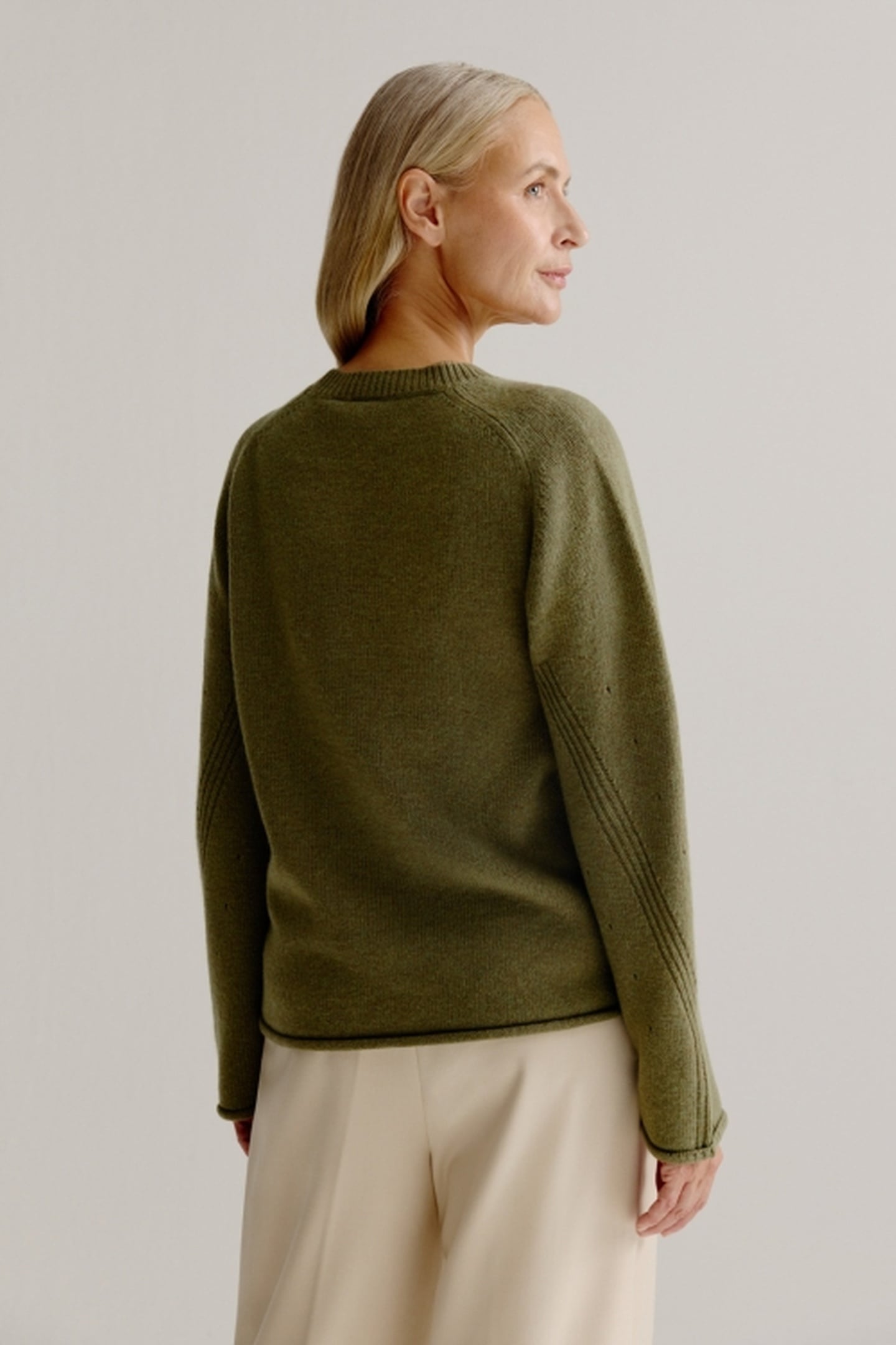 LILLIAN SWEATER MOSS GREEN 3