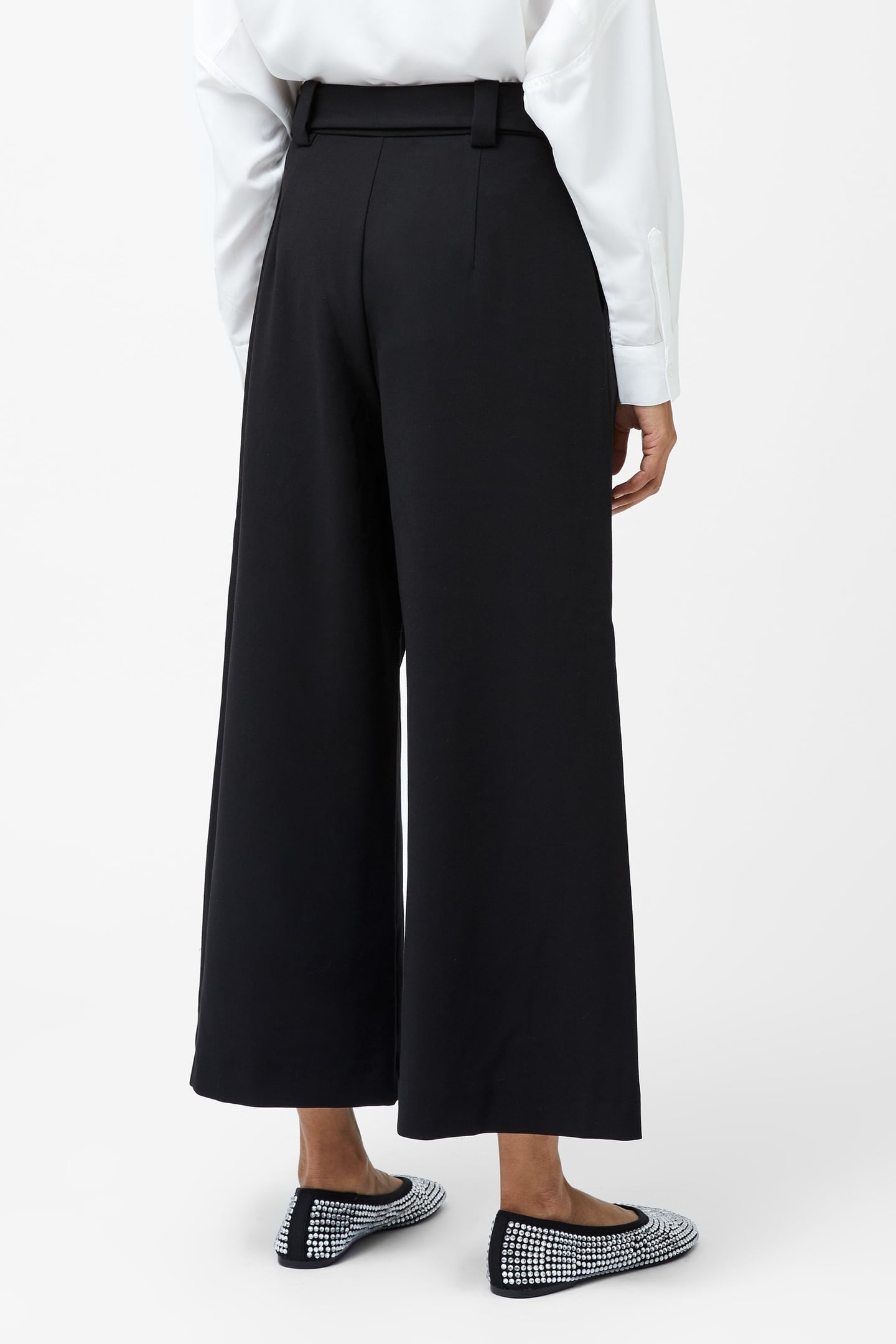 WHISPER BELTED CULOTTES BLACK 3